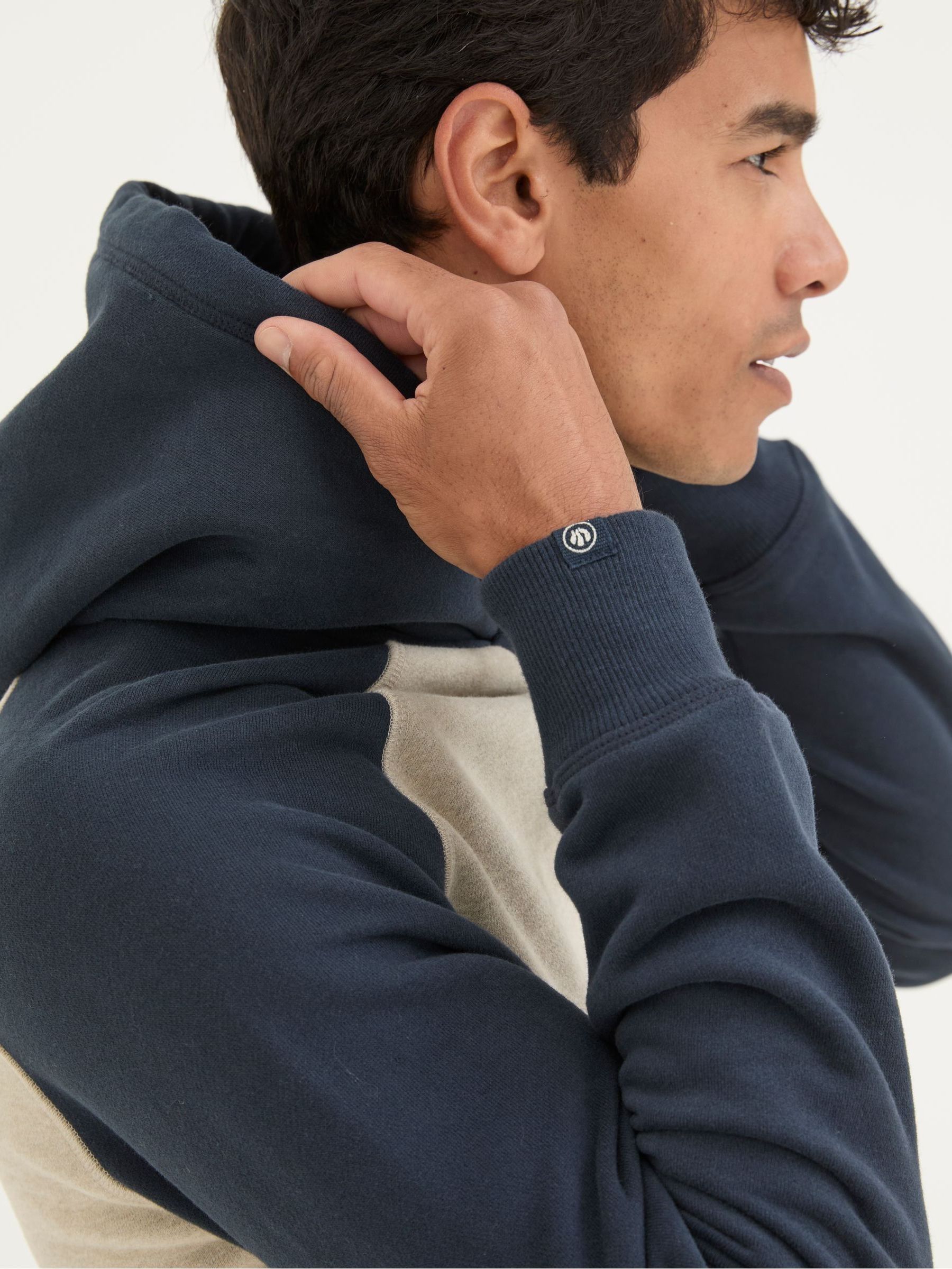 Brooke Navy Blue Graphic Hoodie - Image 2 of 4