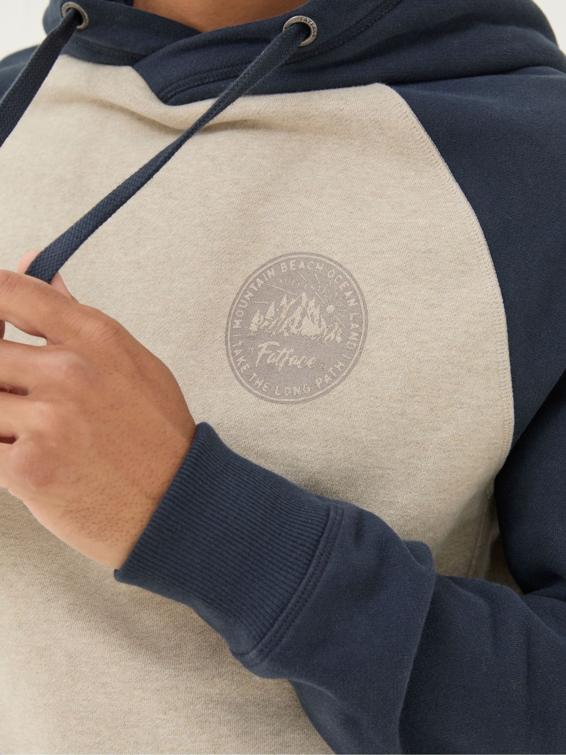 Brooke Navy Blue Graphic Hoodie - Image 3 of 4