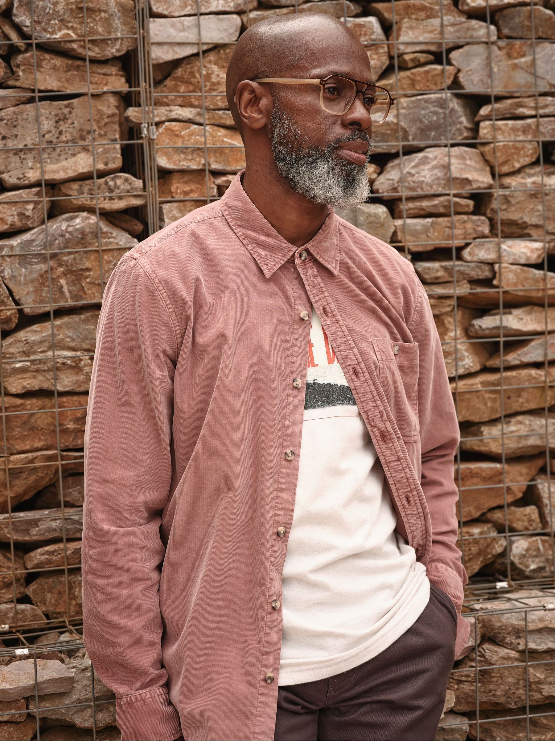 Pink Long Sleeve Cord Shirt - Image 1 of 6