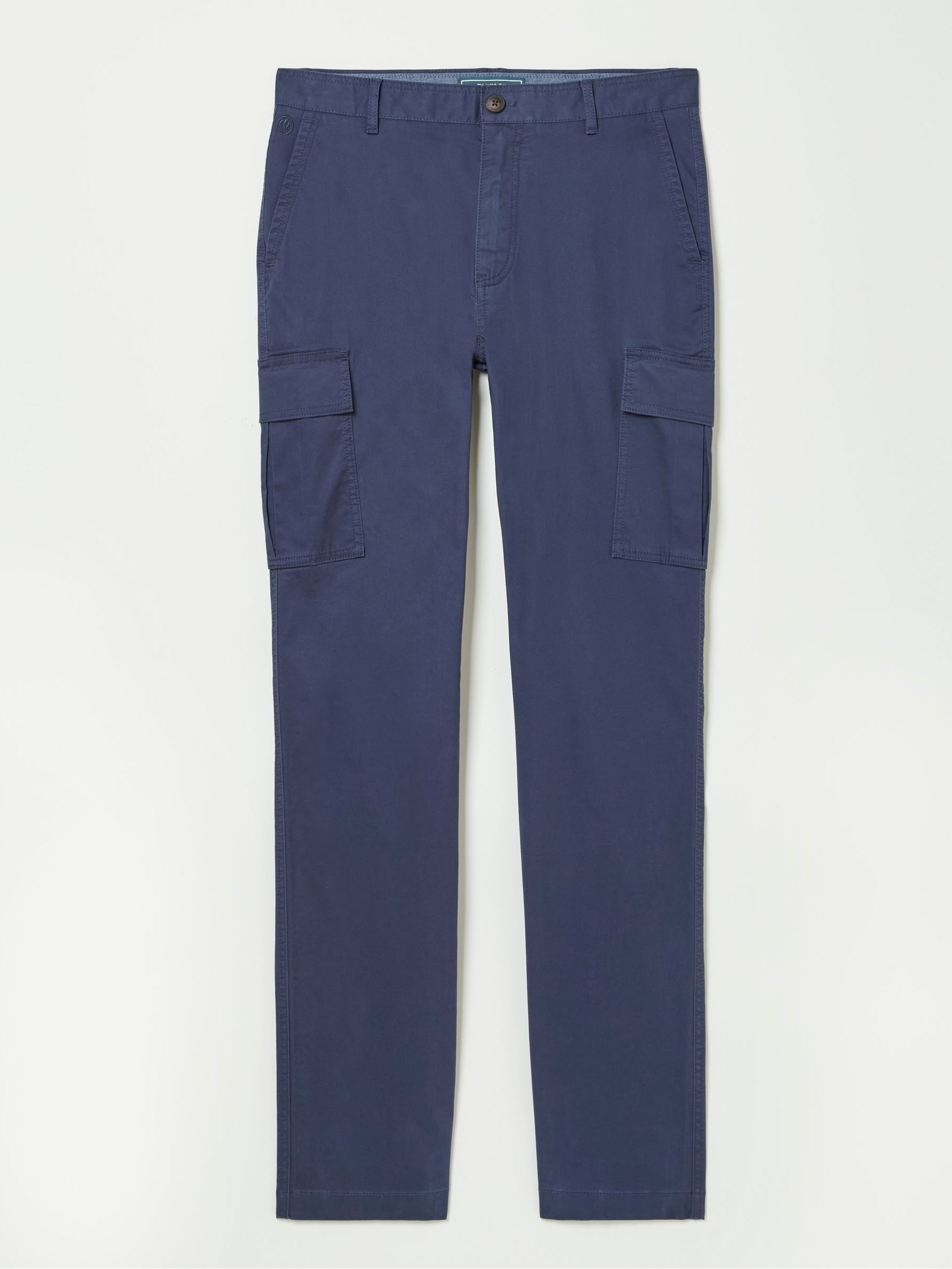 Mawes Blue Navy Cargo Trousers - Image 5 of 5