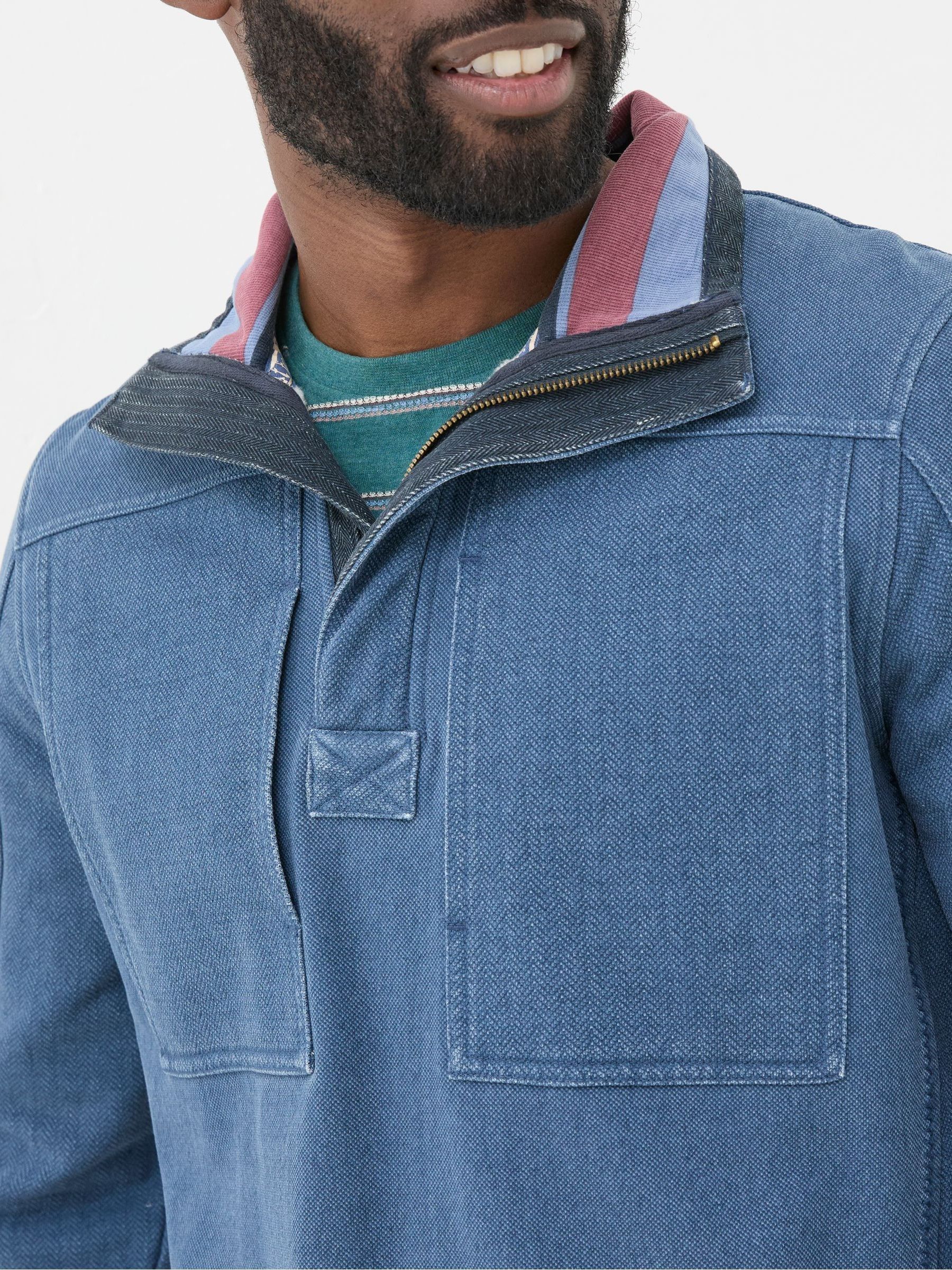 Airlie Blue Panel Sweatshirt - Image 5 of 6