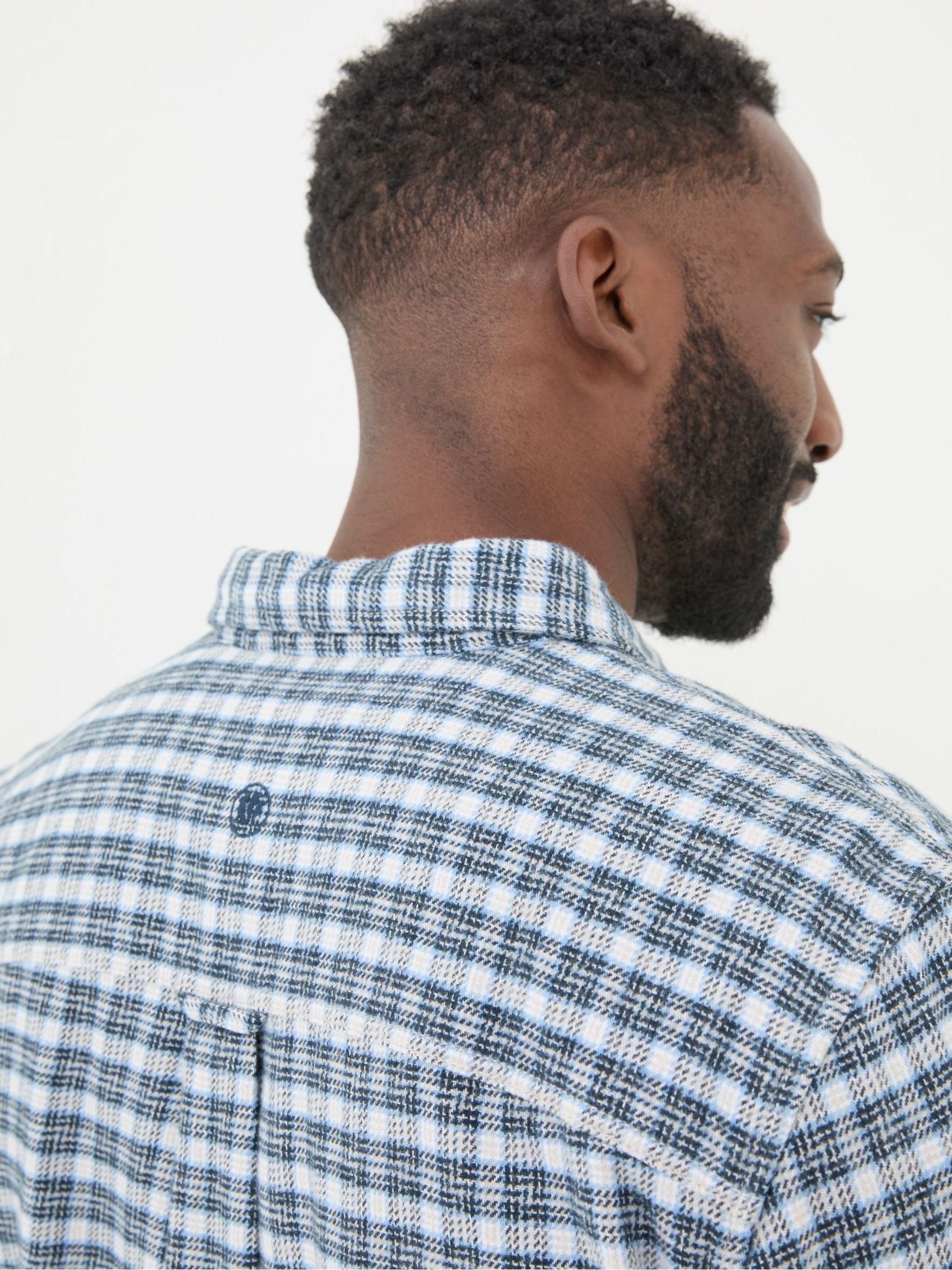 Lewes Blue Check Shirt - Image 5 of 7