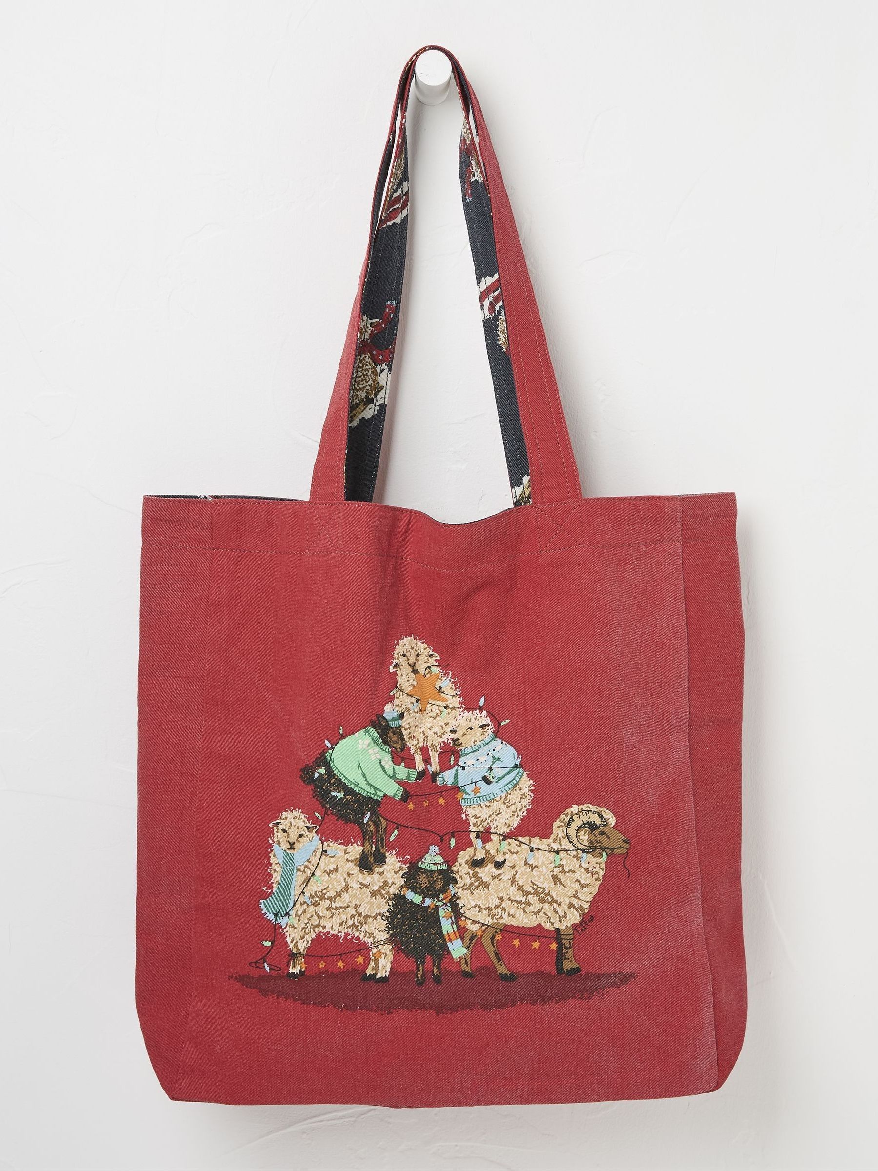 Black Shelter Reversible Tote - Image 1 of 2 Black Shelter Reversible Tote - Image 1 of 2