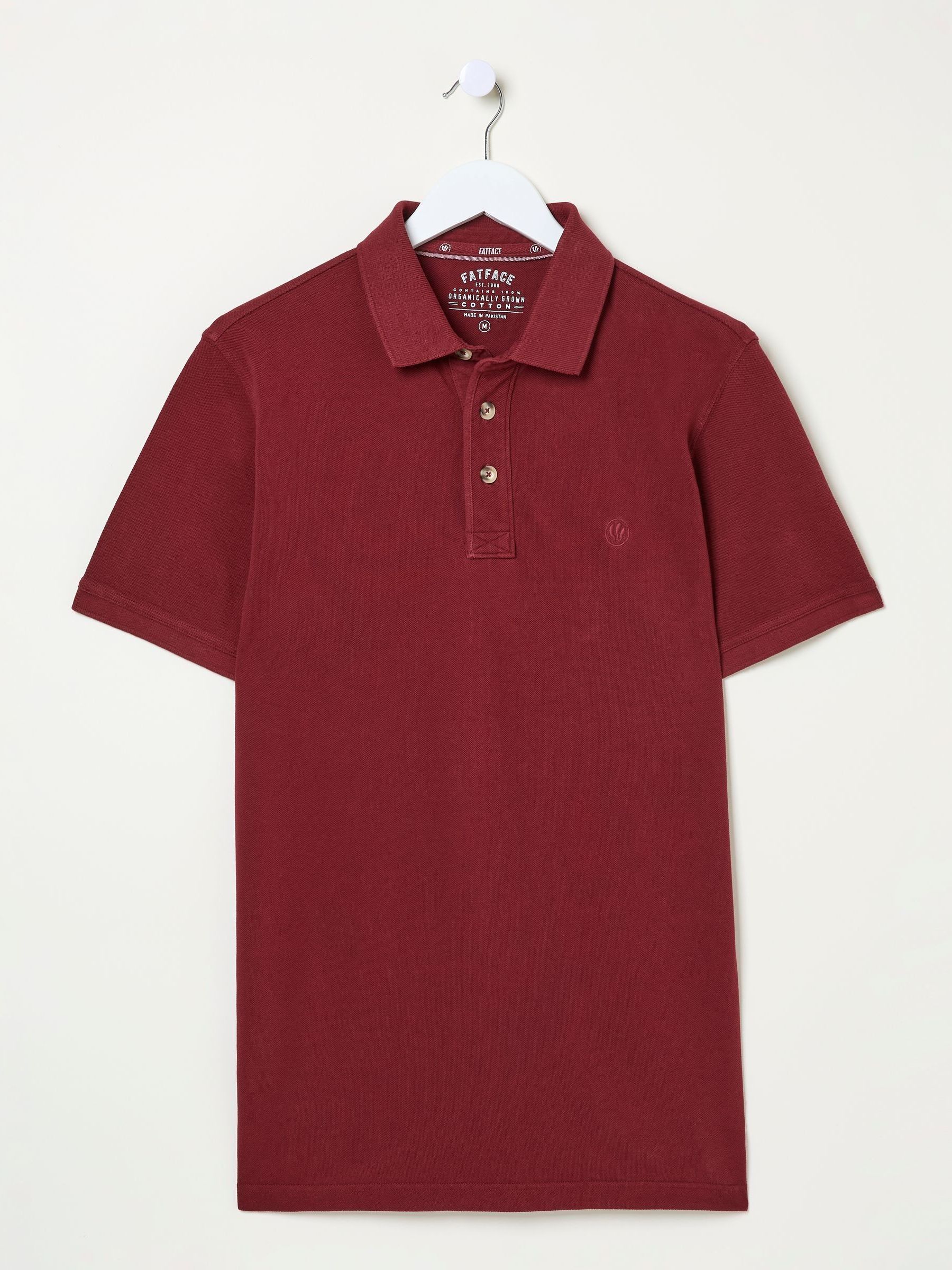 Red Pique Polo Shirt - Image 5 of 5