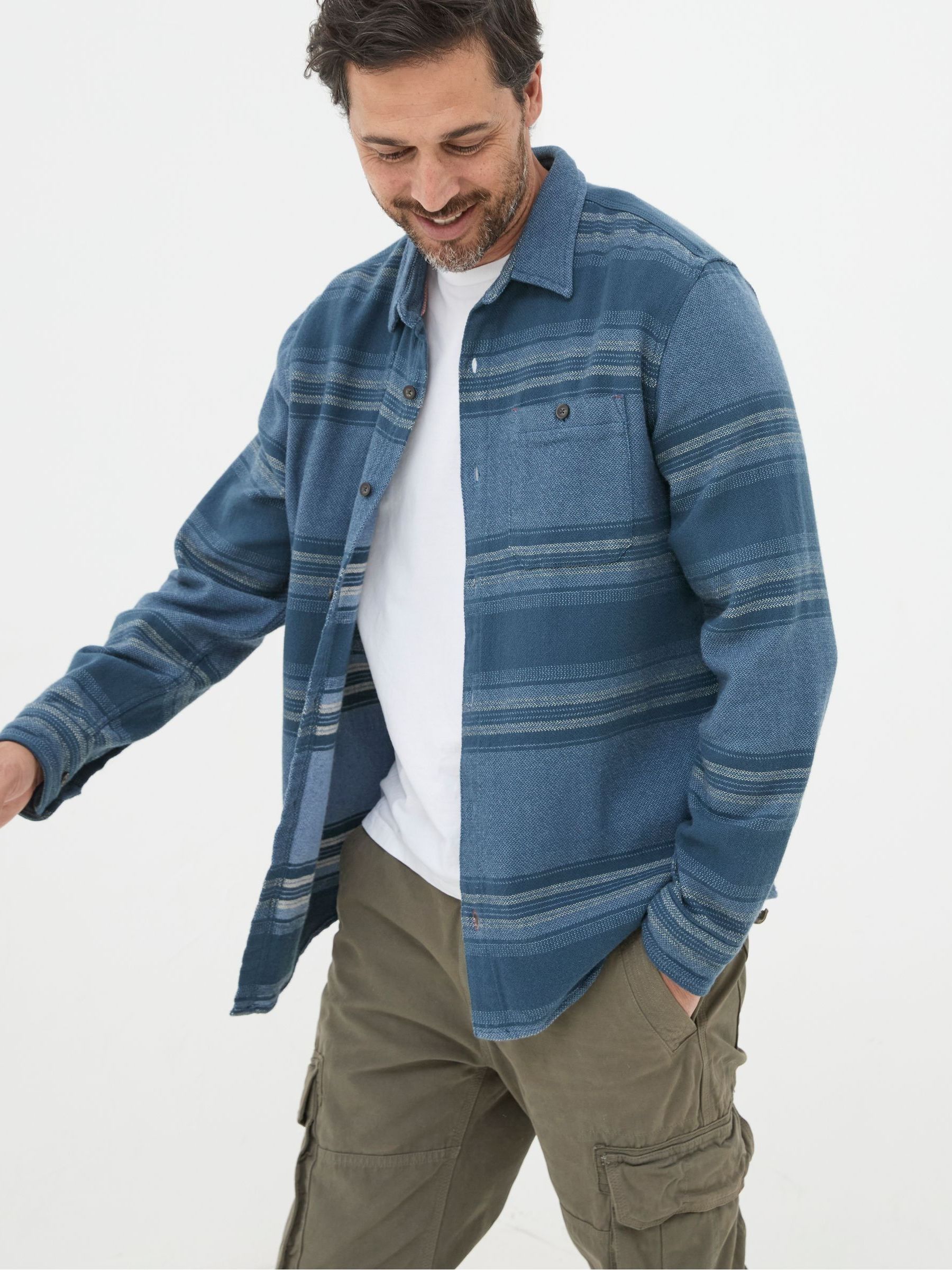 Trescow Blue Stripe Shirt - Image 5 of 7