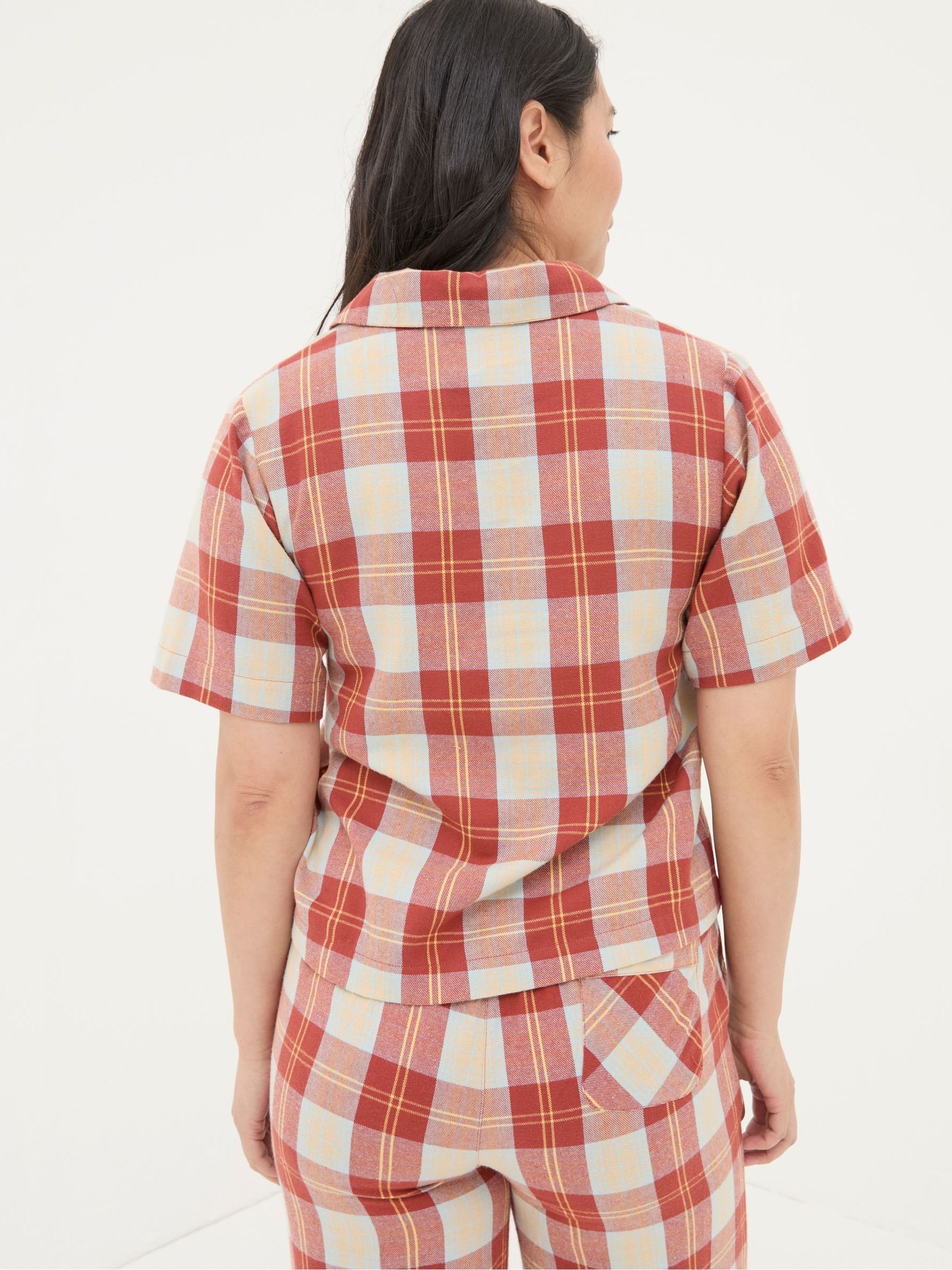 Red Check Pyjama Top - Image 2 of 5