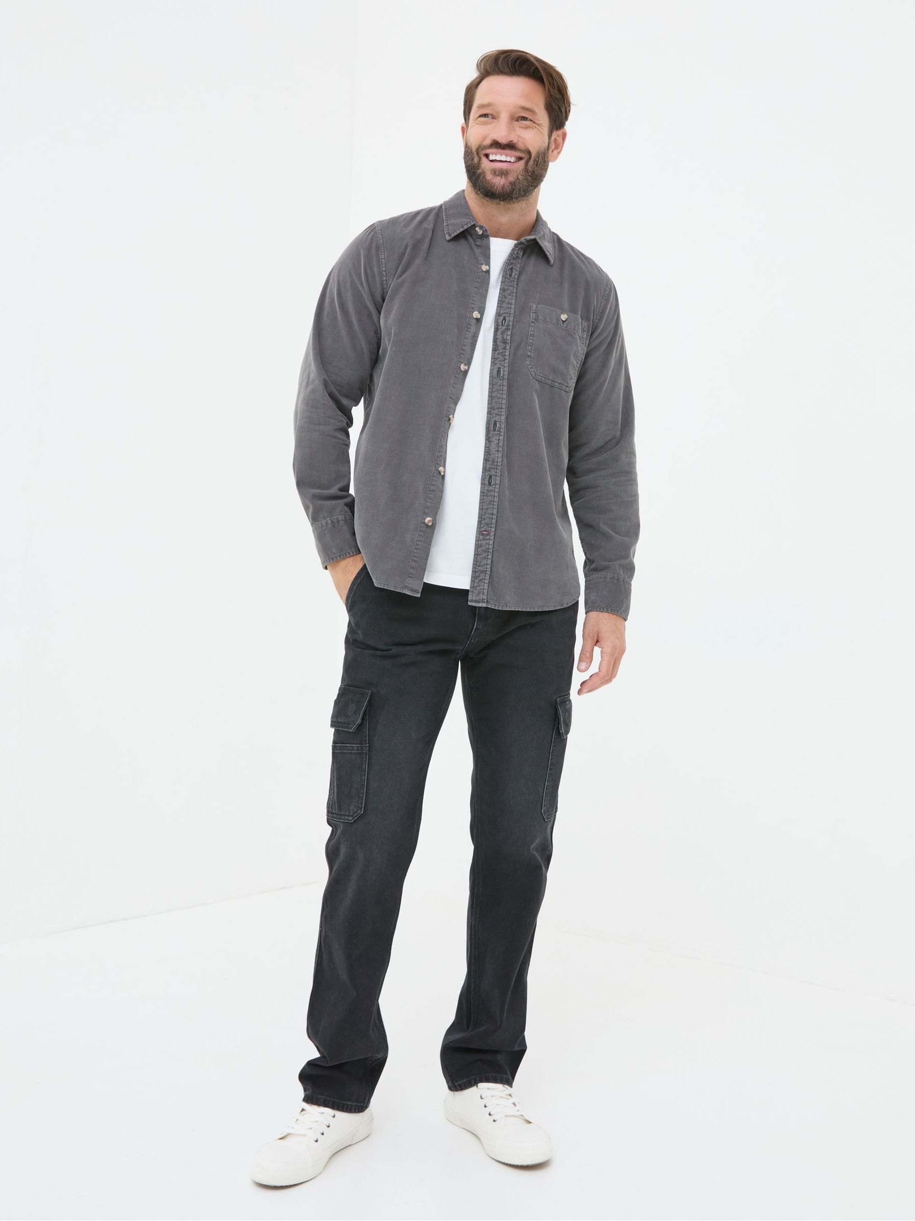 Vintage Black Cargo Jeans - Image 2 of 7