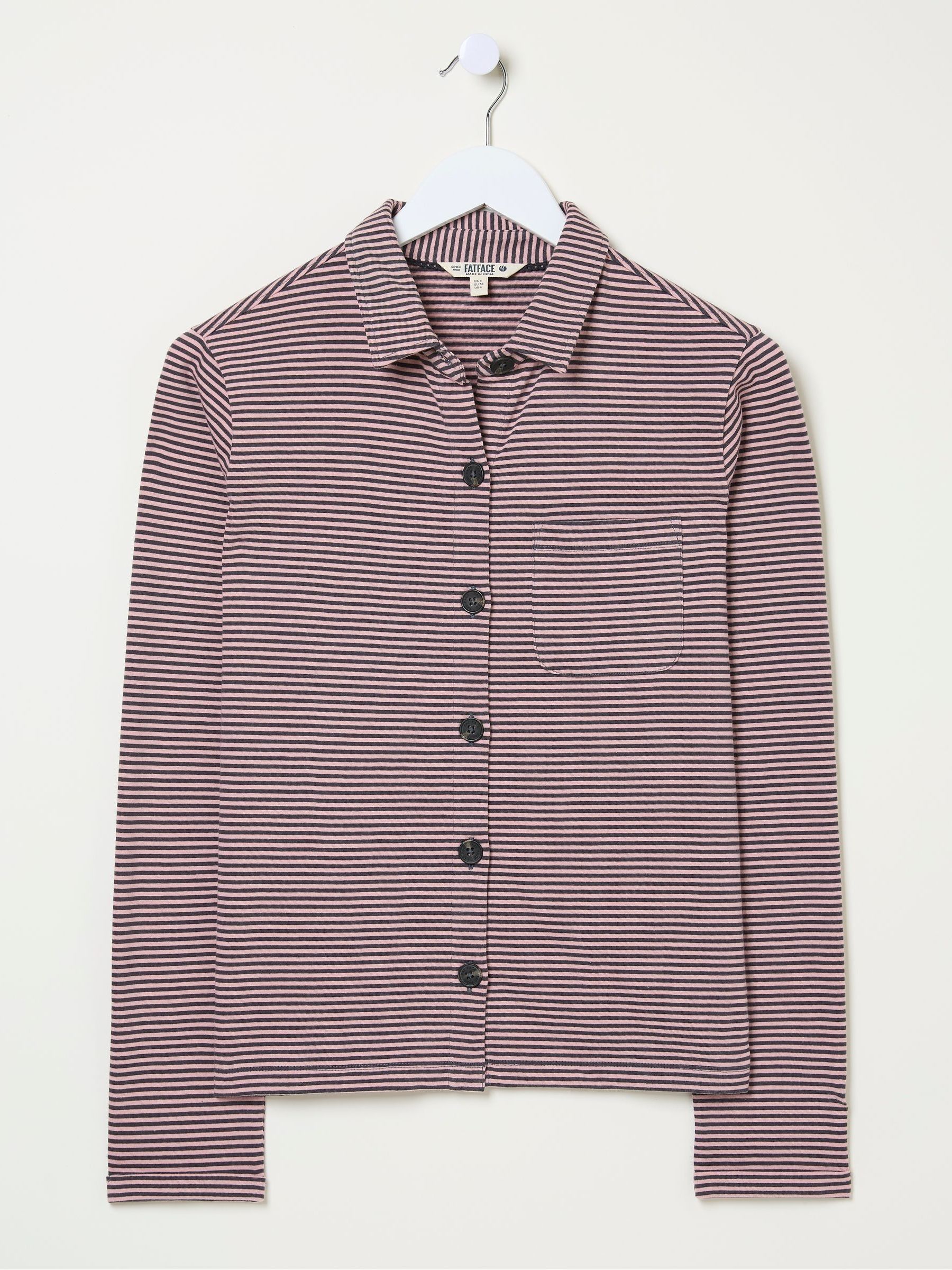 Jess Grey Striped Shirt - Image 6 of 6