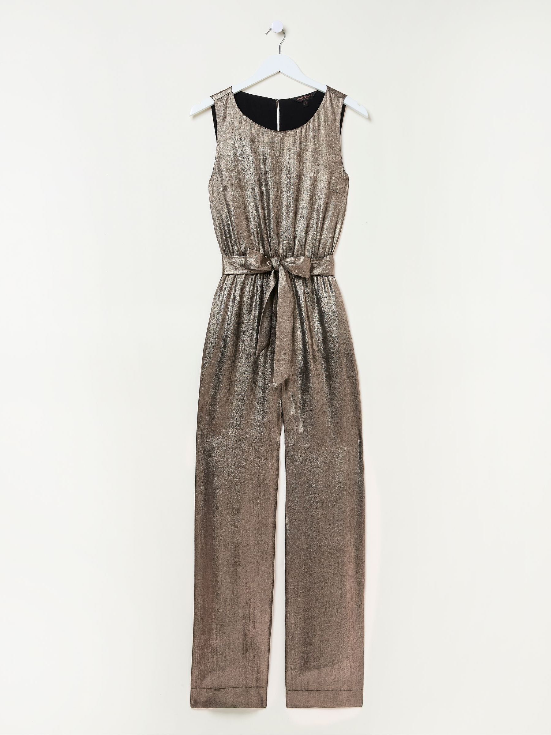 Gisele Gold Metallic Jumpsuit - Image 6 of 6