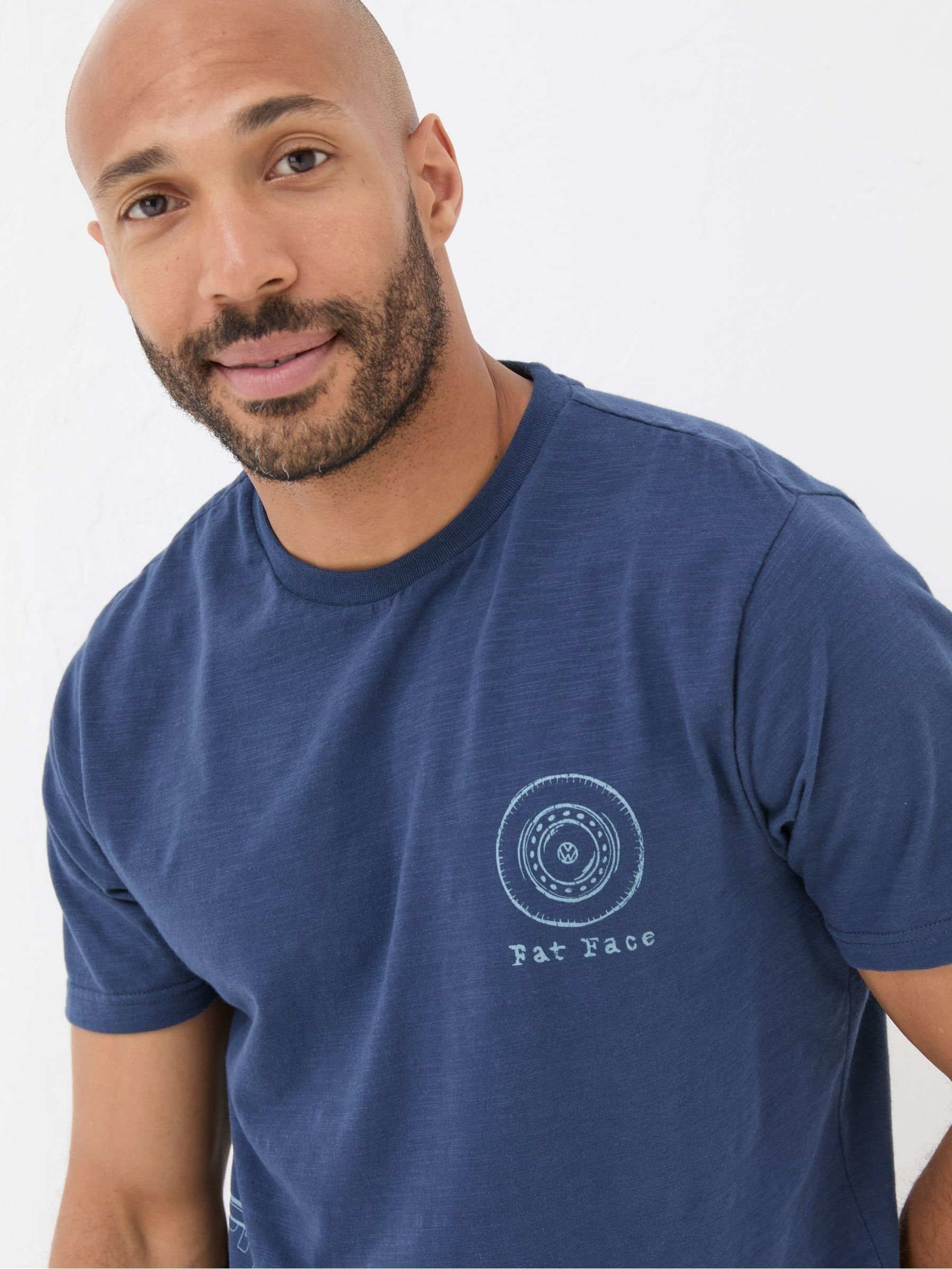 Blue VW Sketch T-Shirt - Image 1 of 6