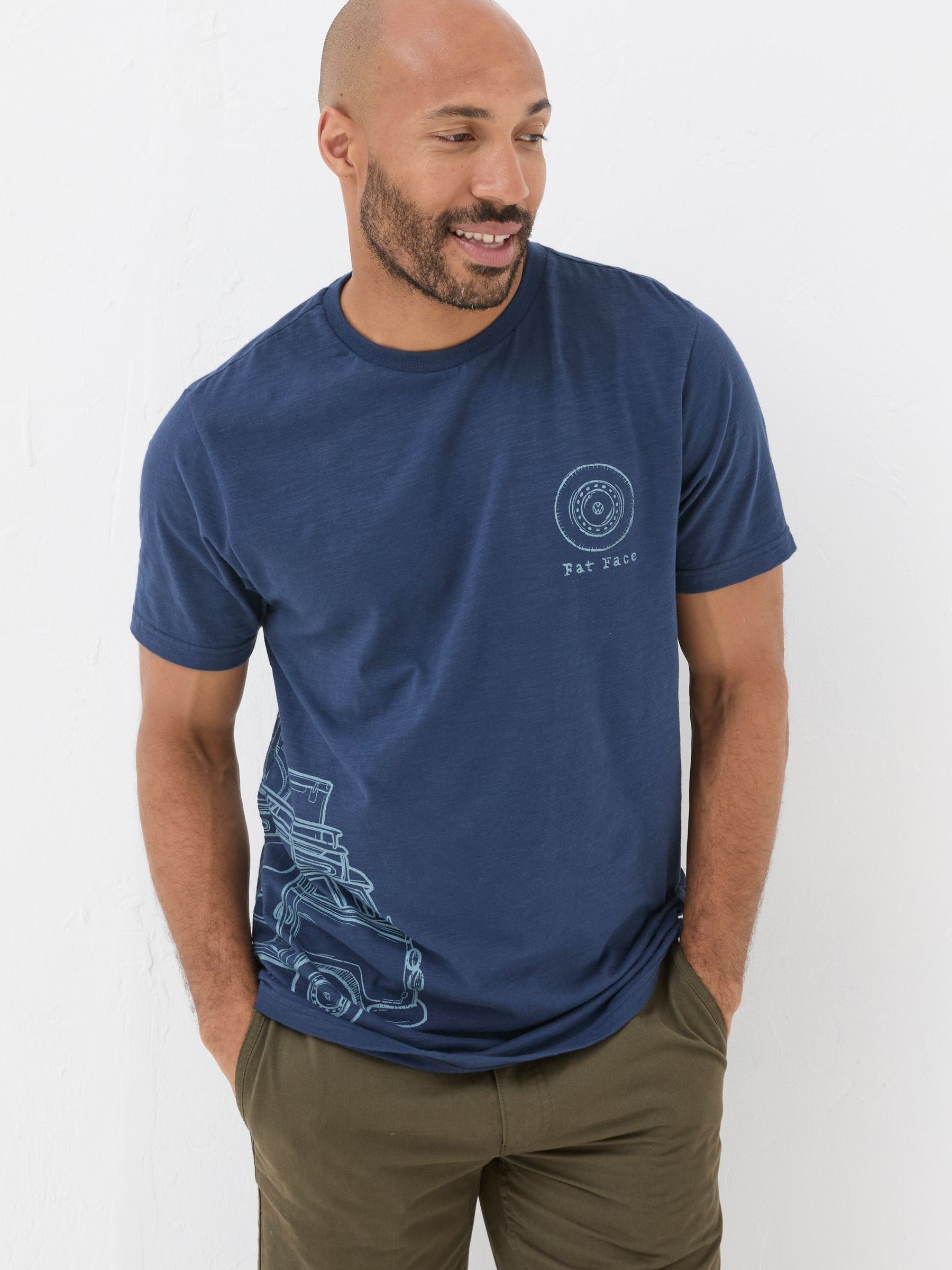 Blue VW Sketch T-Shirt - Image 2 of 6