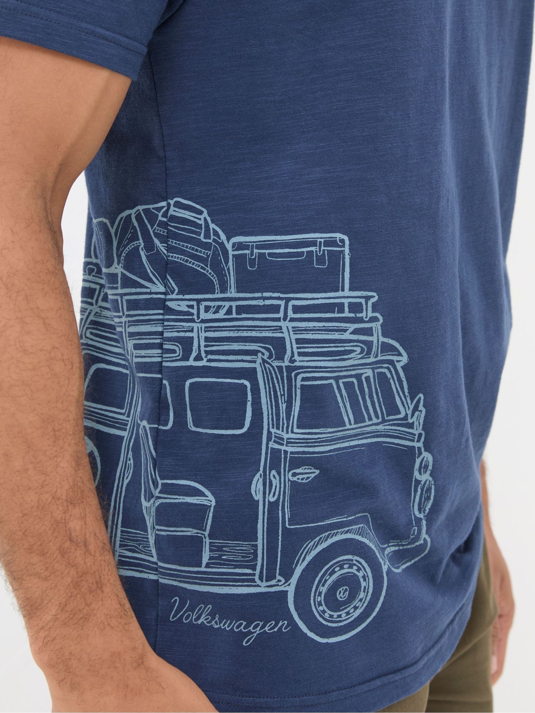 Blue VW Sketch T-Shirt - Image 6 of 6