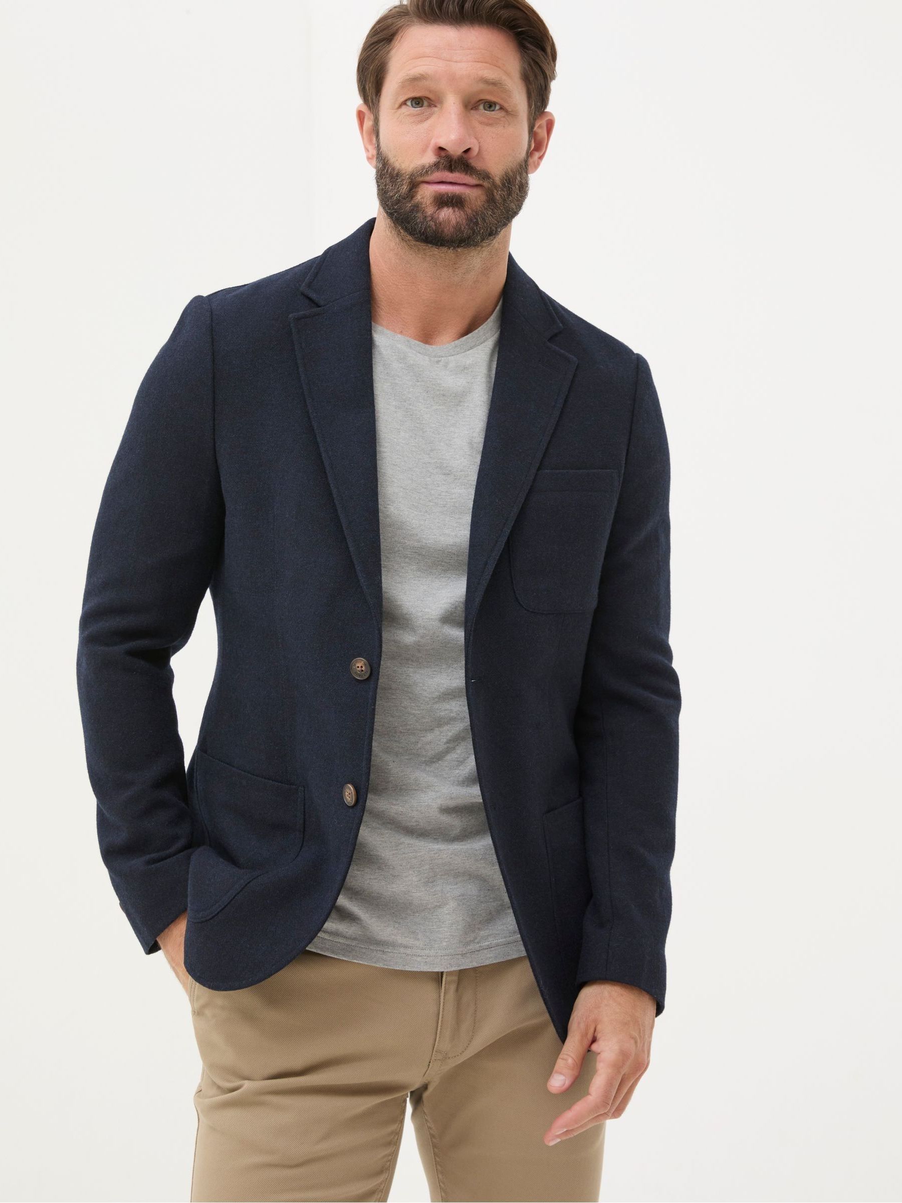 Blue Navy Witley Wool Blazer - Image 1 of 6