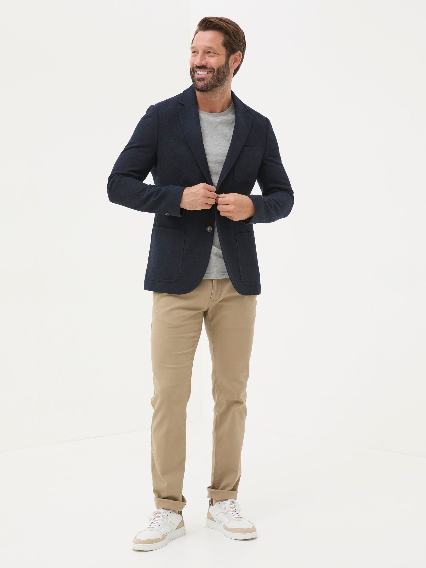 Blue Navy Witley Wool Blazer - Image 3 of 6