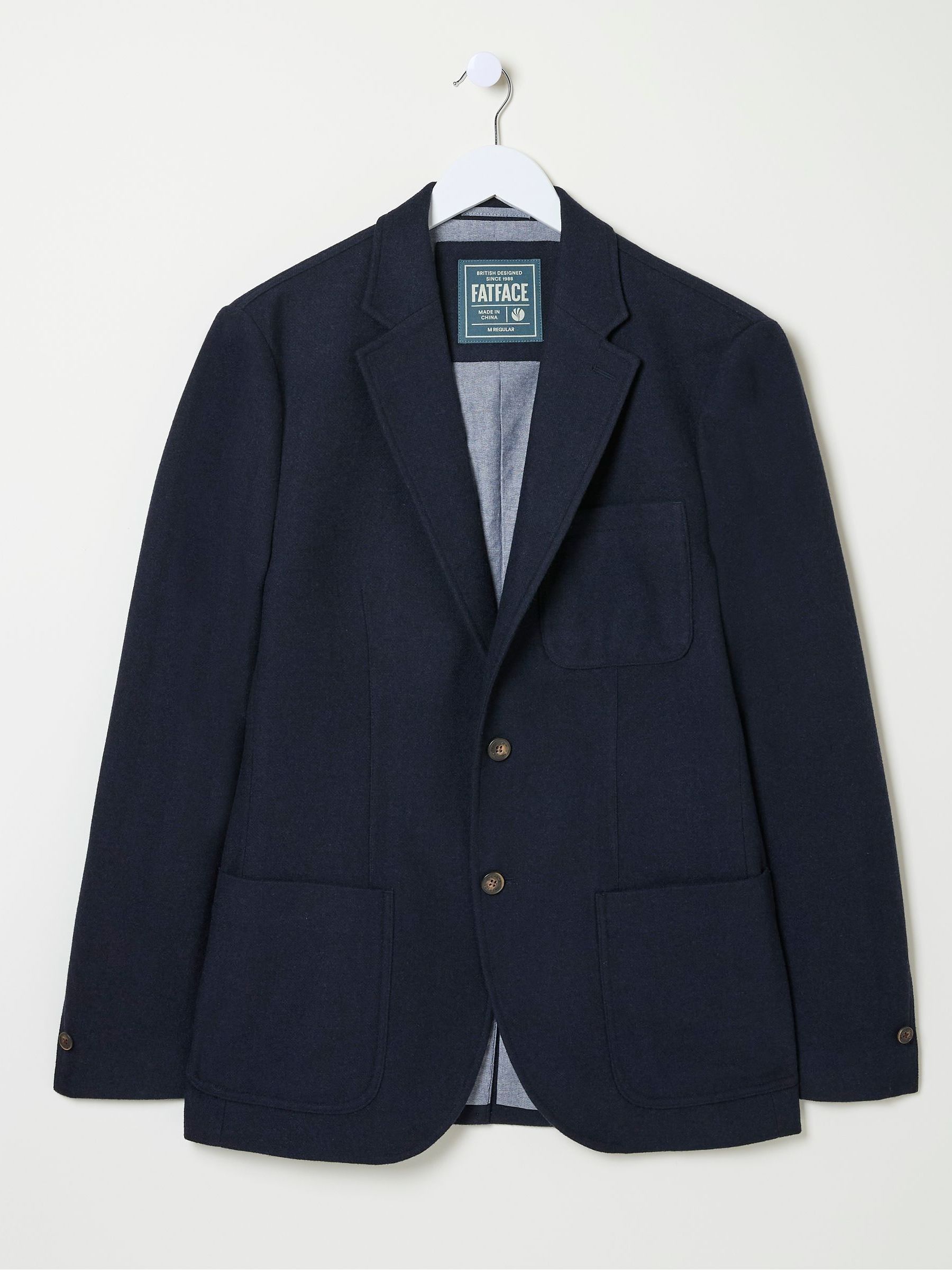 Blue Navy Witley Wool Blazer - Image 6 of 6