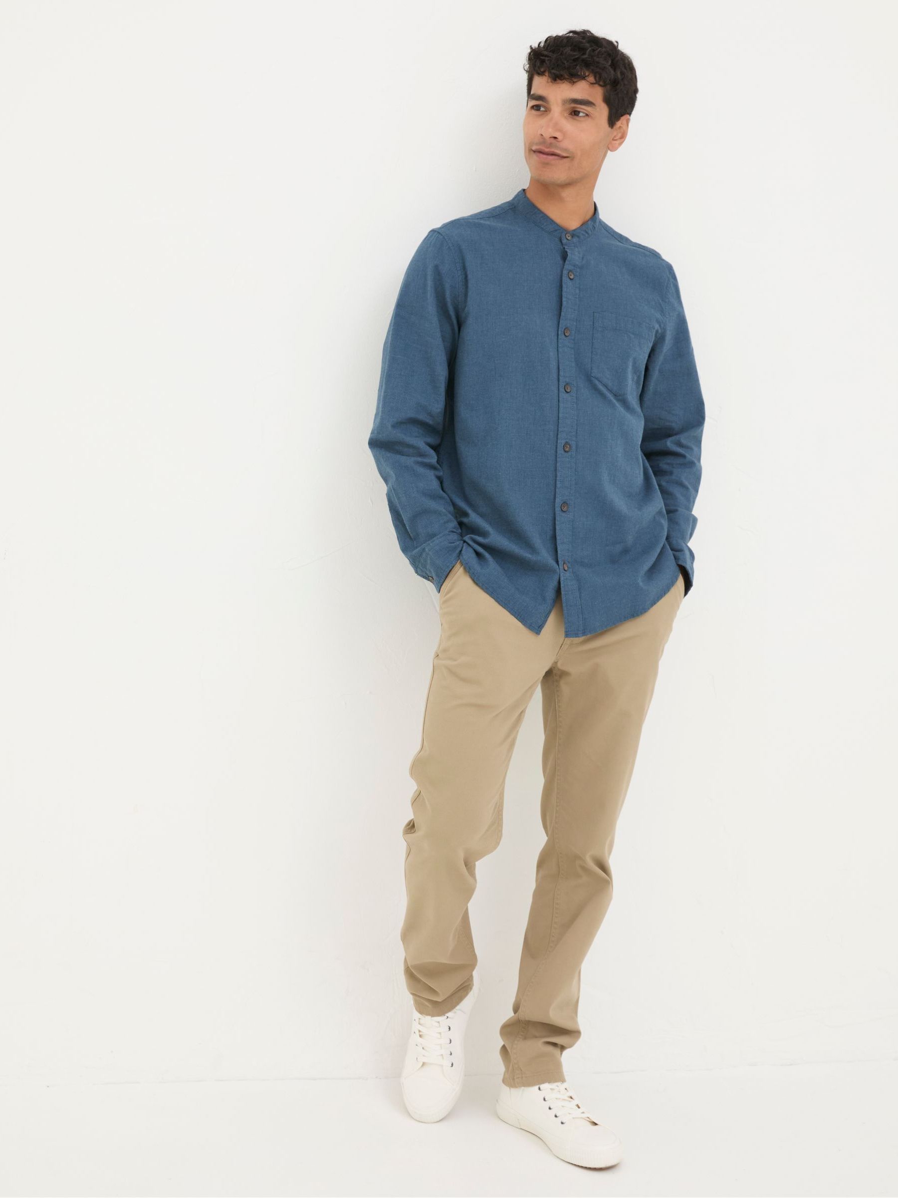 Tadlow Blue Grandad Shirt - Image 2 of 6