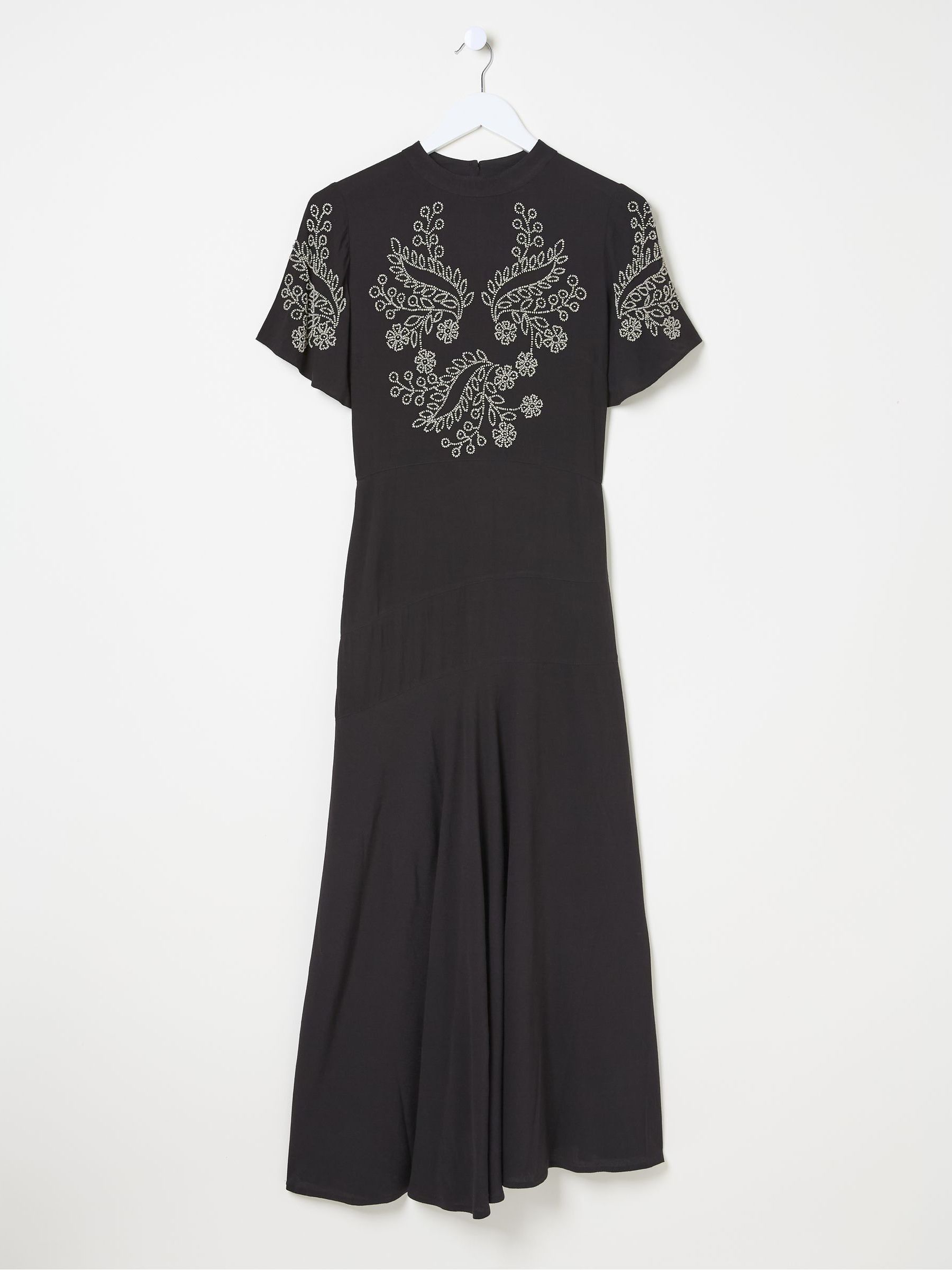 Margot Black Beaded Maxi Dress - Image 6 of 6