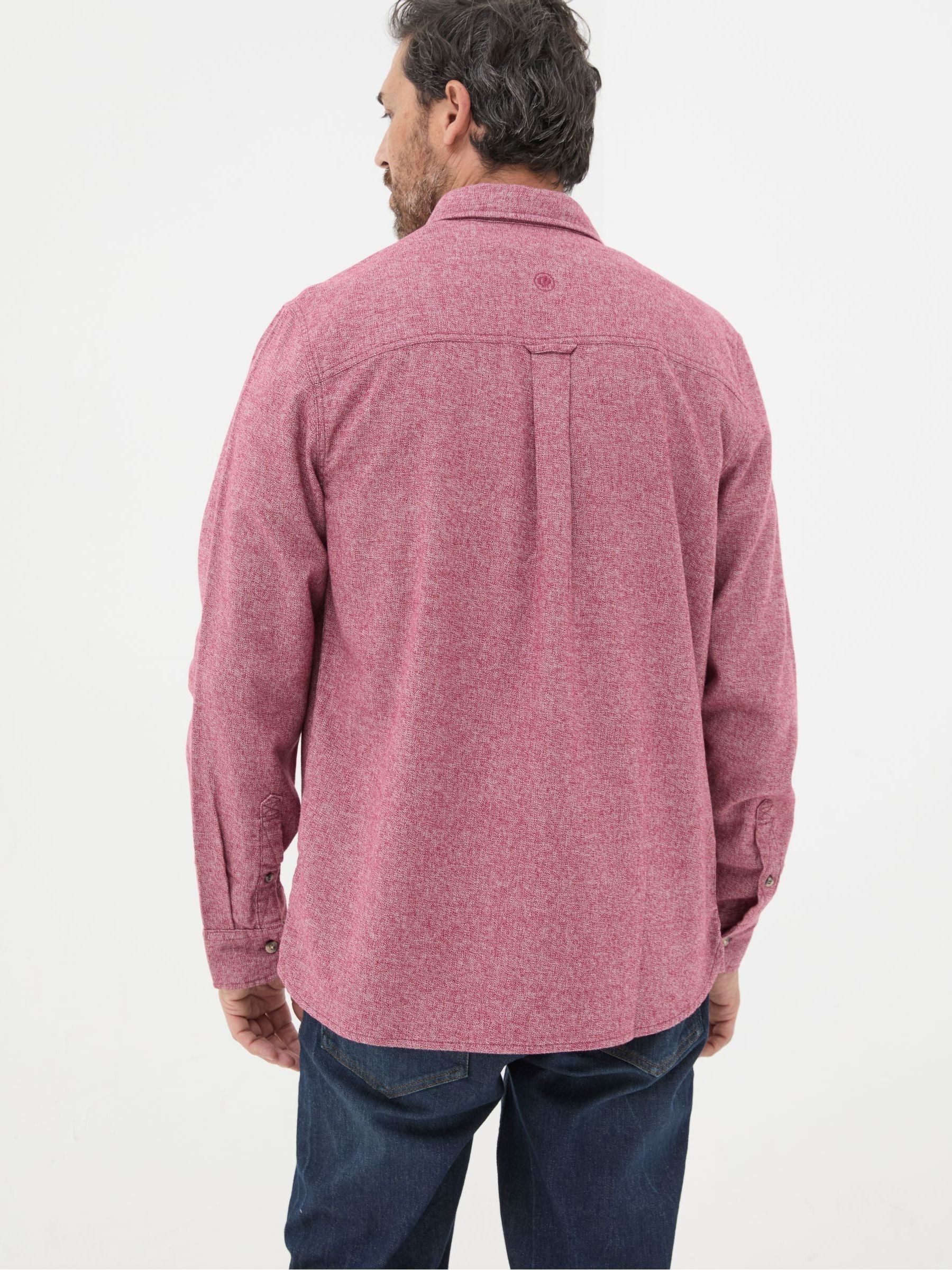 Red Long Sleeve Malton Shirt - Image 2 of 5
