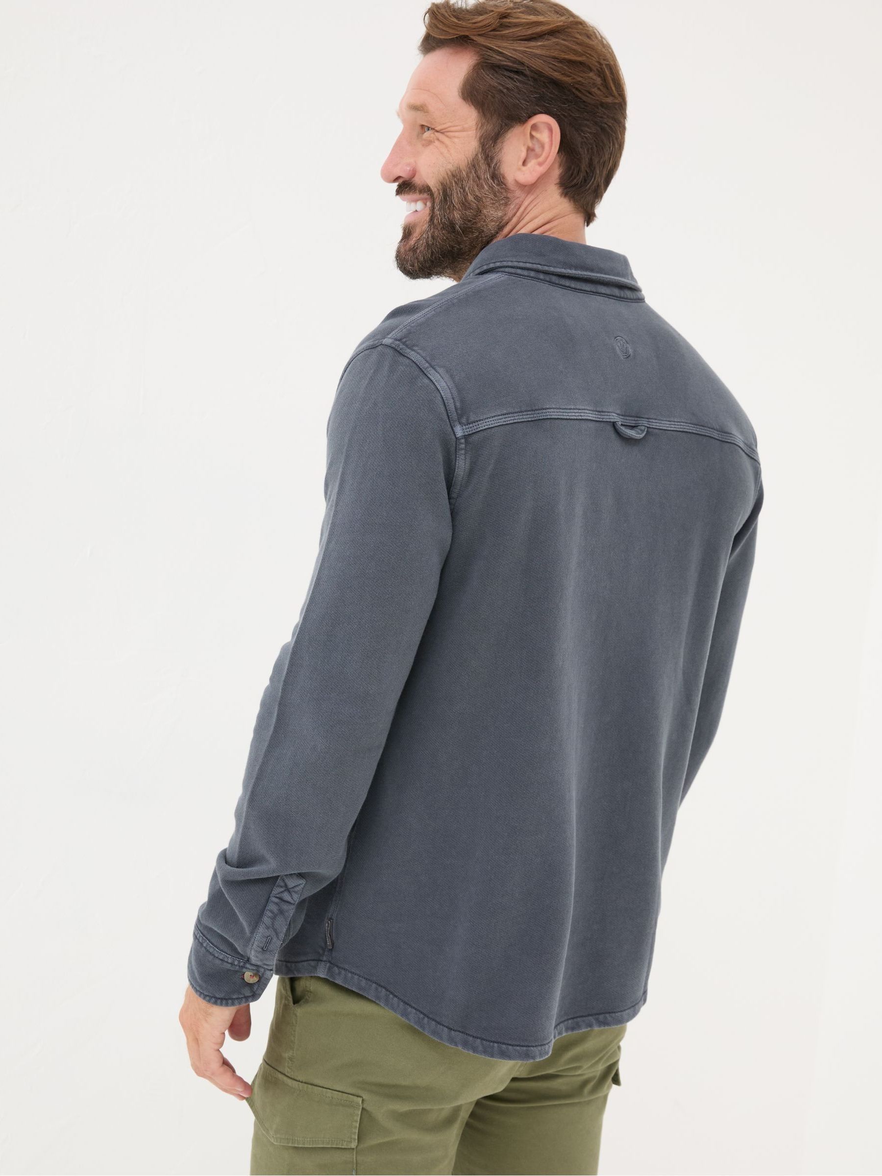 Petworth Blue Cotton Shirt - Image 2 of 5