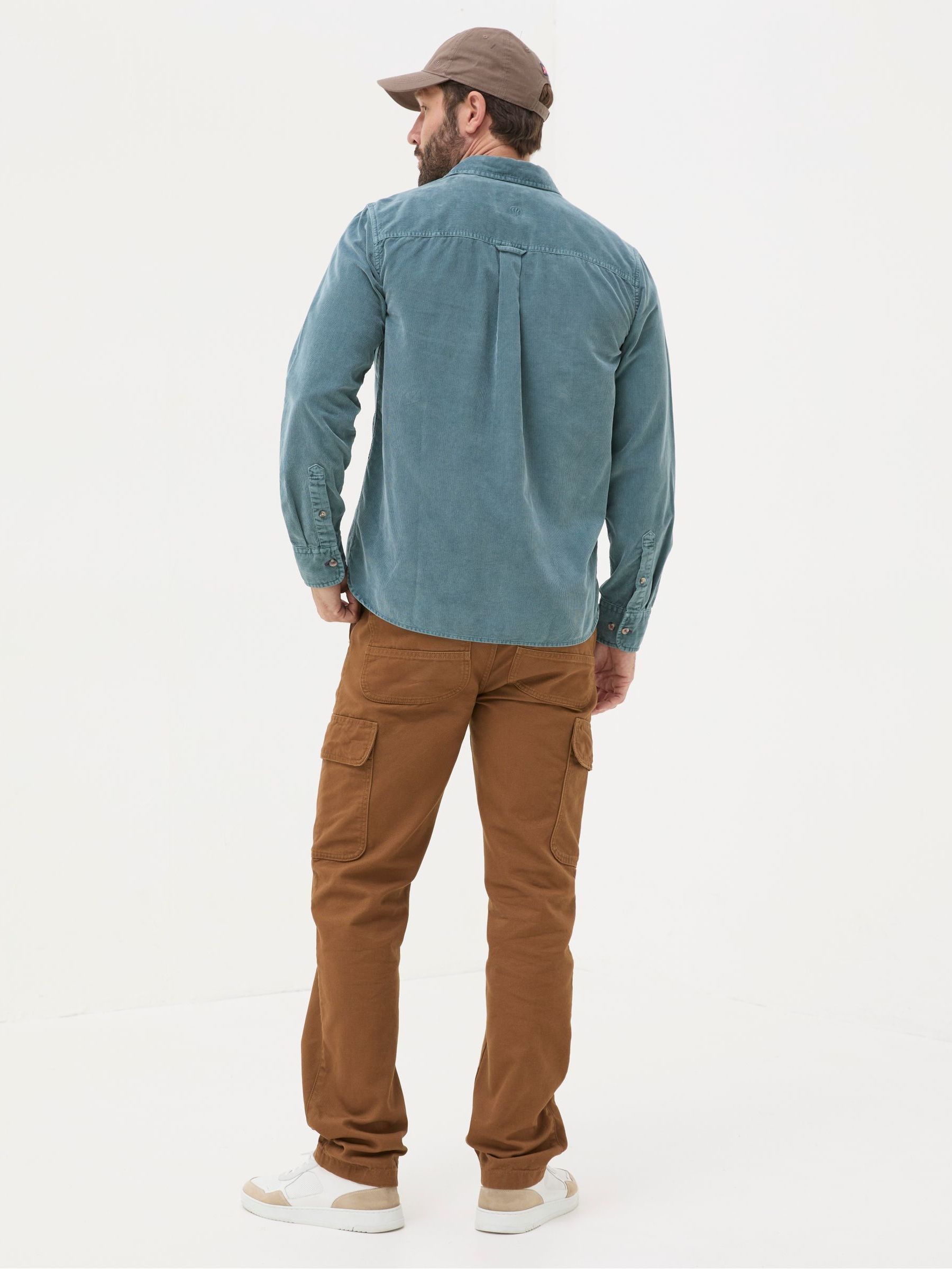 Green Long Sleeve Cord Shirt - Image 3 of 6