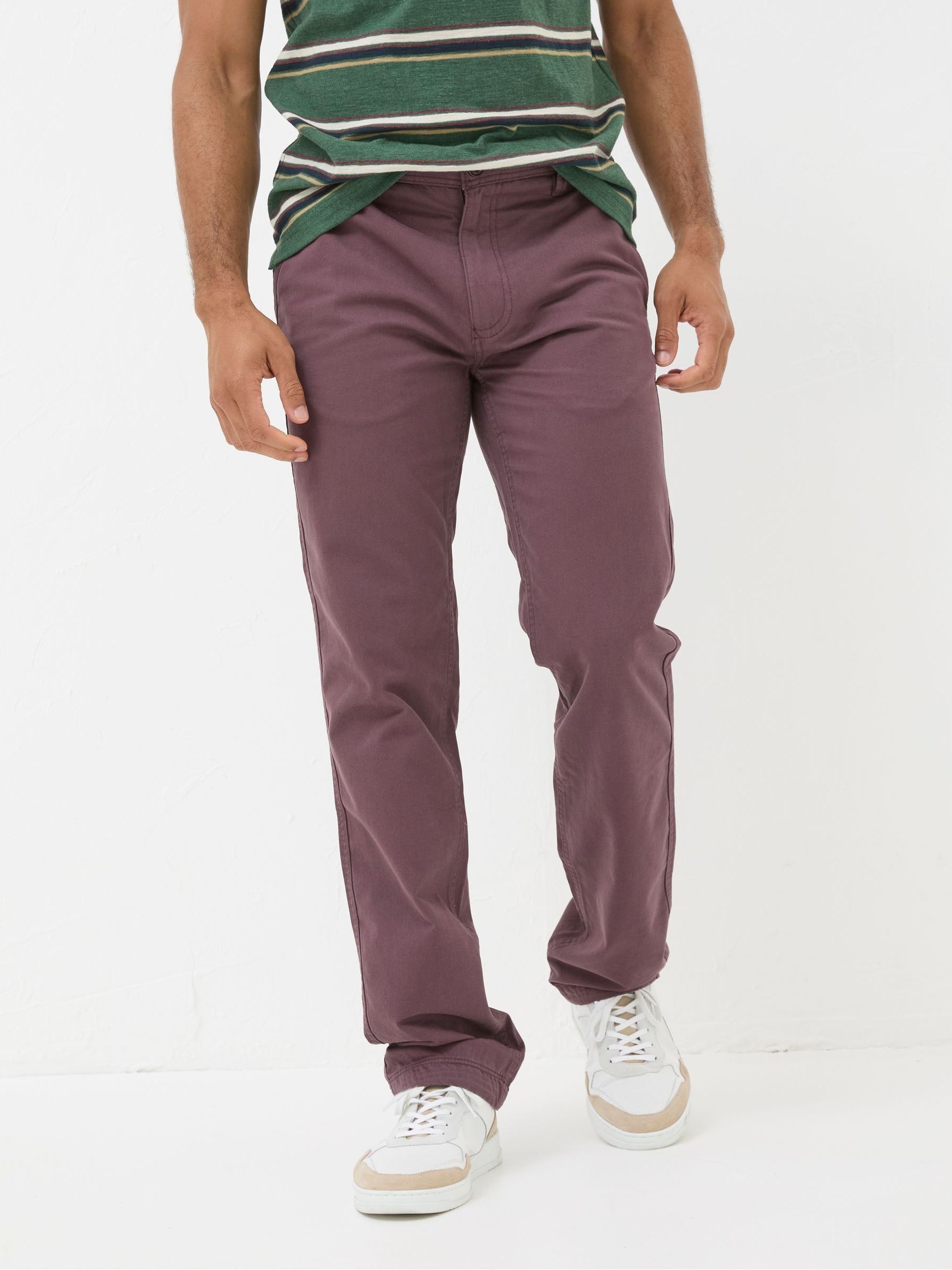 Purple Plum Modern Coastal Chinos - Image 1 of 5