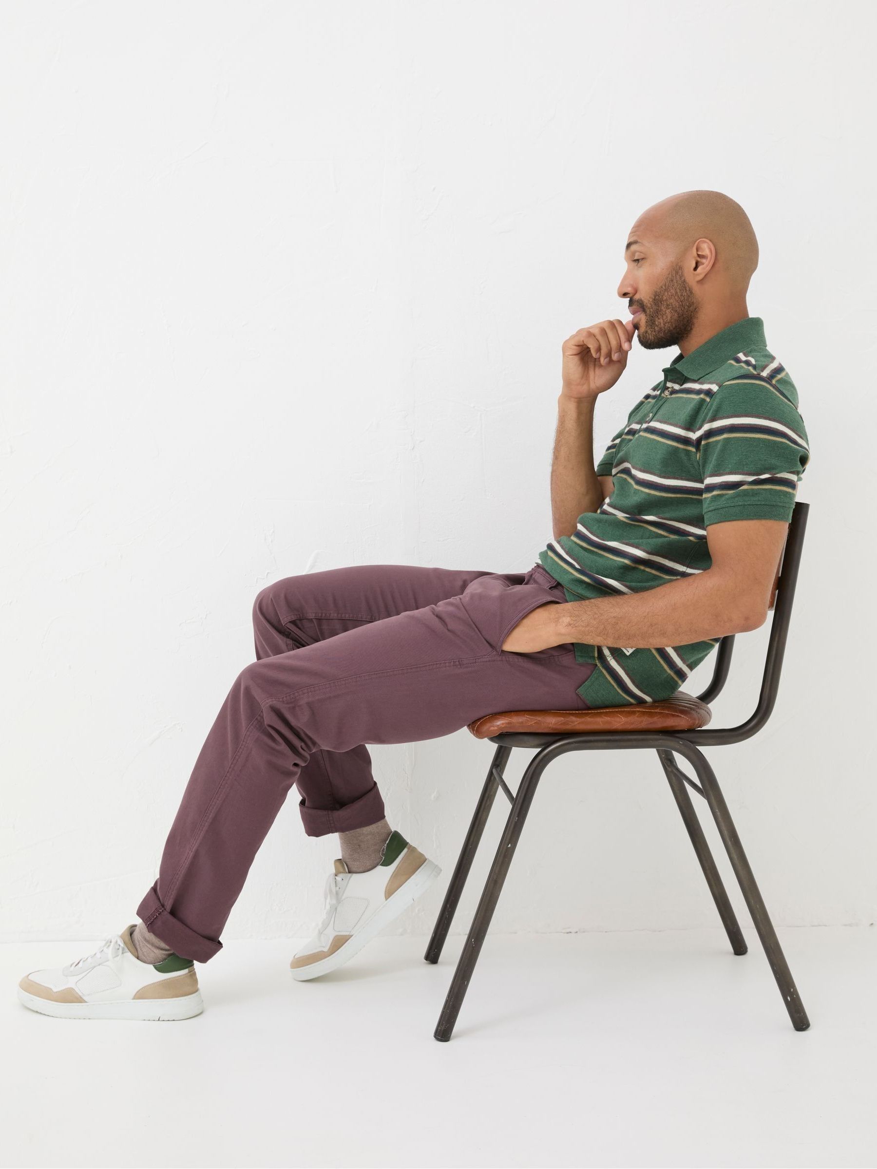 Purple Plum Modern Coastal Chinos - Image 4 of 5