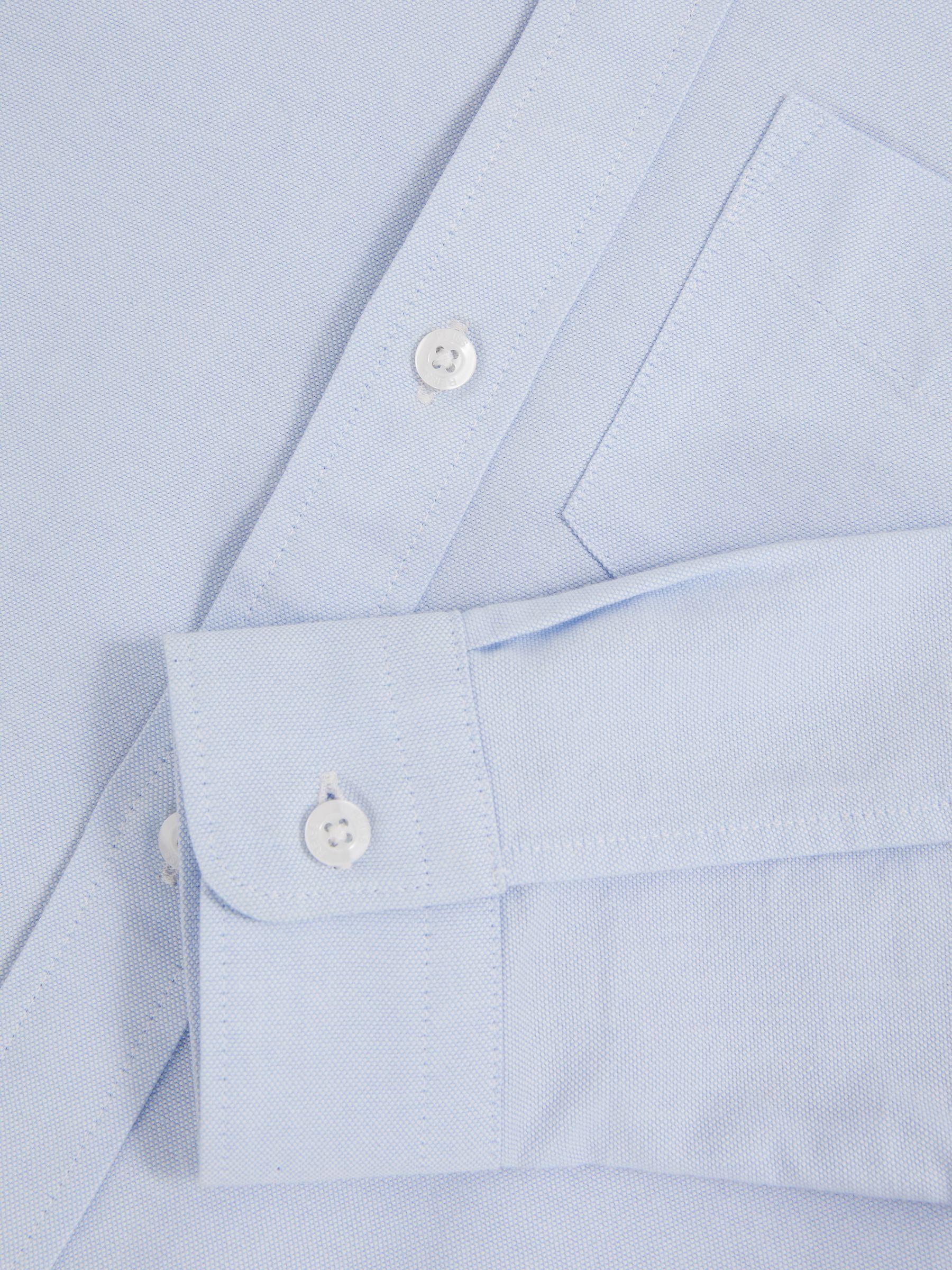 3-9 yrs Button Down Oxford Shirt in Soft Blue - Image 4 of 4