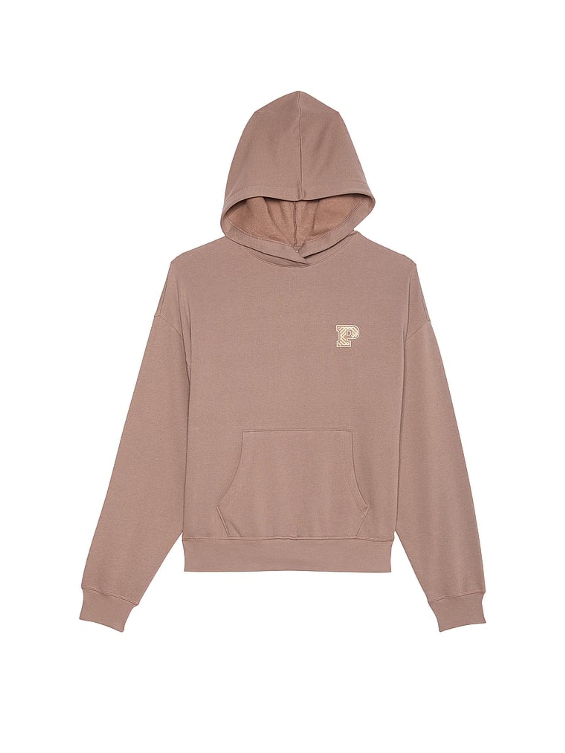 Iced Coffee Brown Oversized Pullover Hoodie - Image 3 of 3