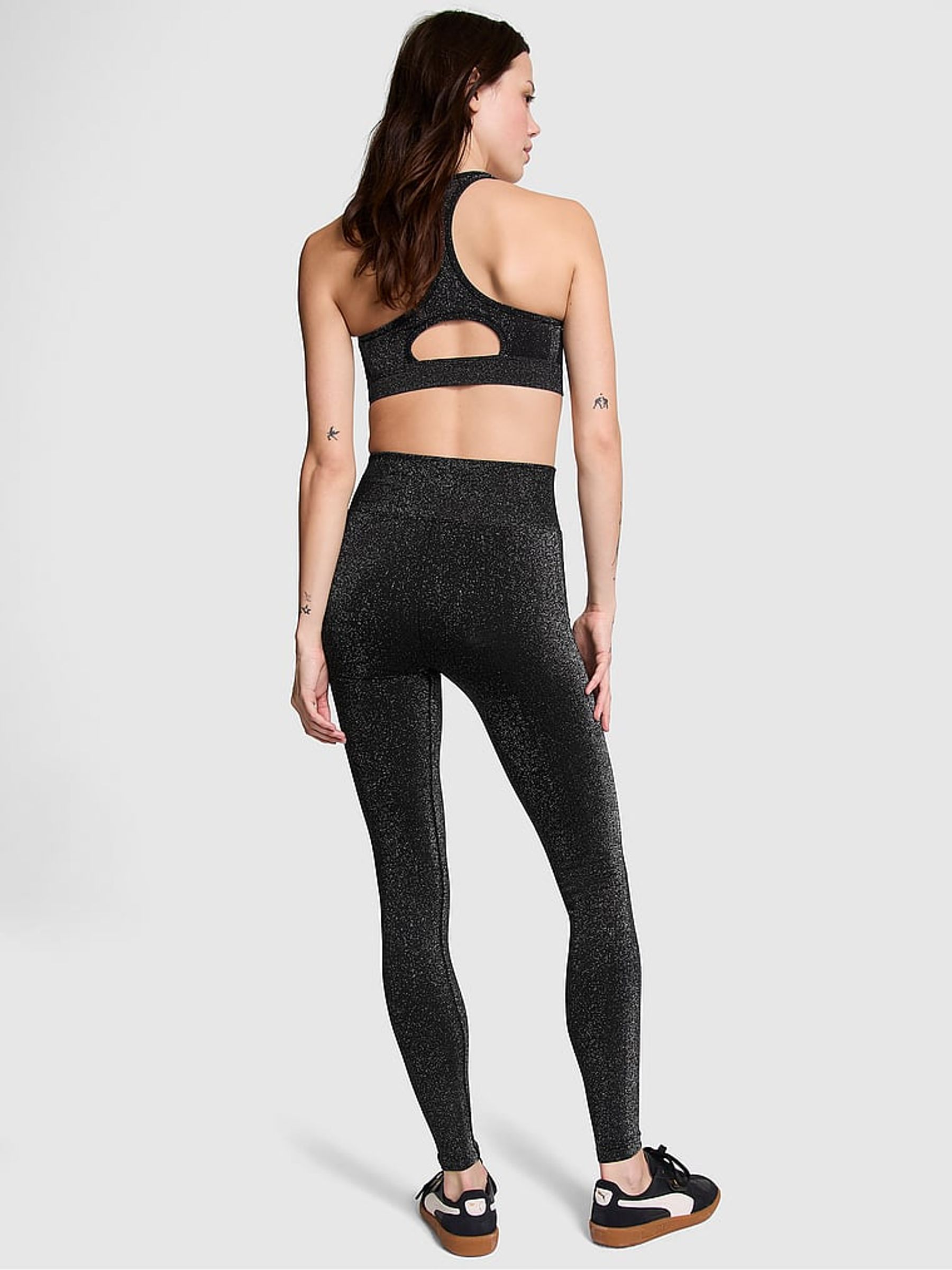 Black Shine Leggings - Image 2 of 3