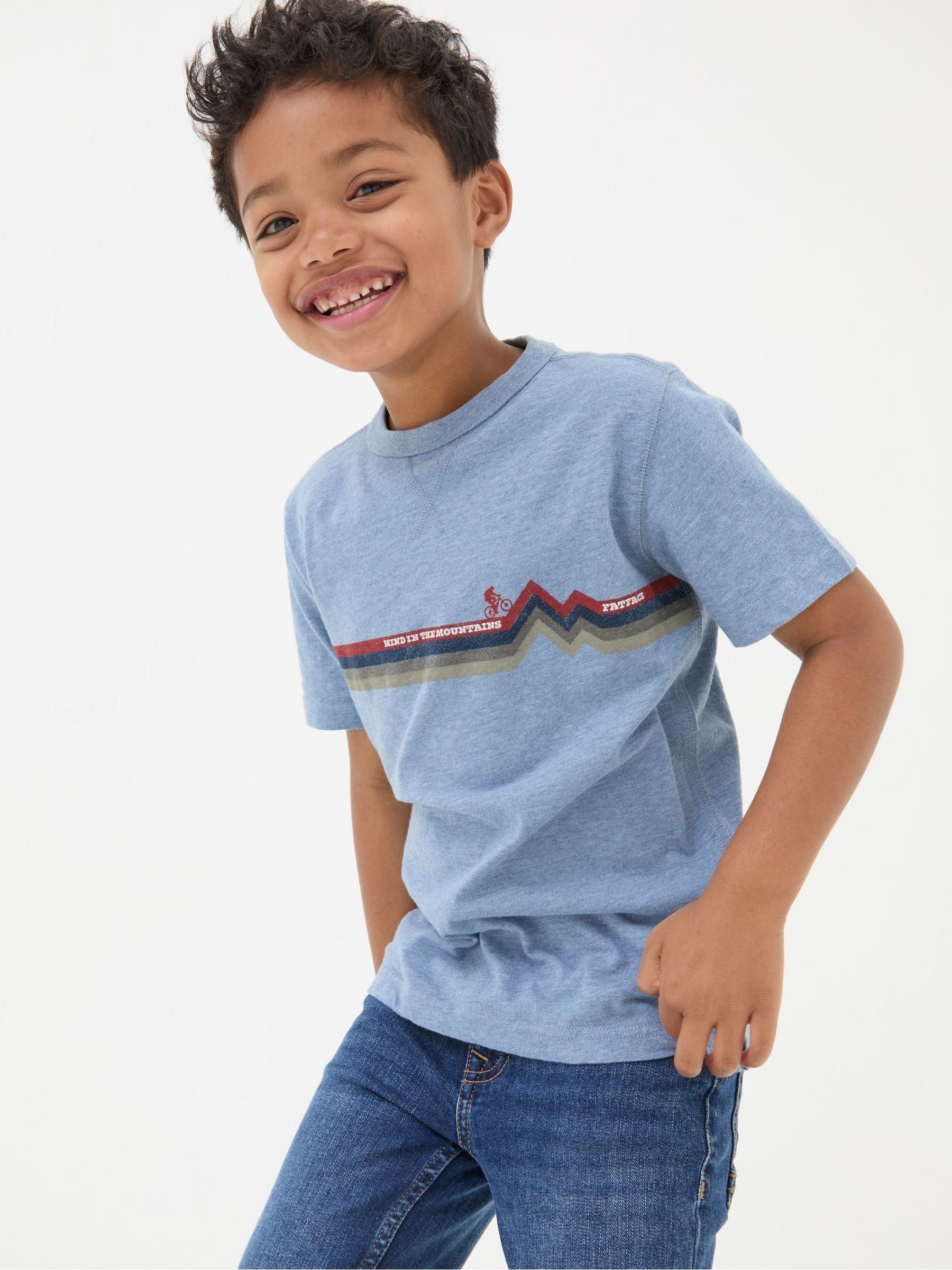Blue Bike Stripe T-Shirt - Image 1 of 5