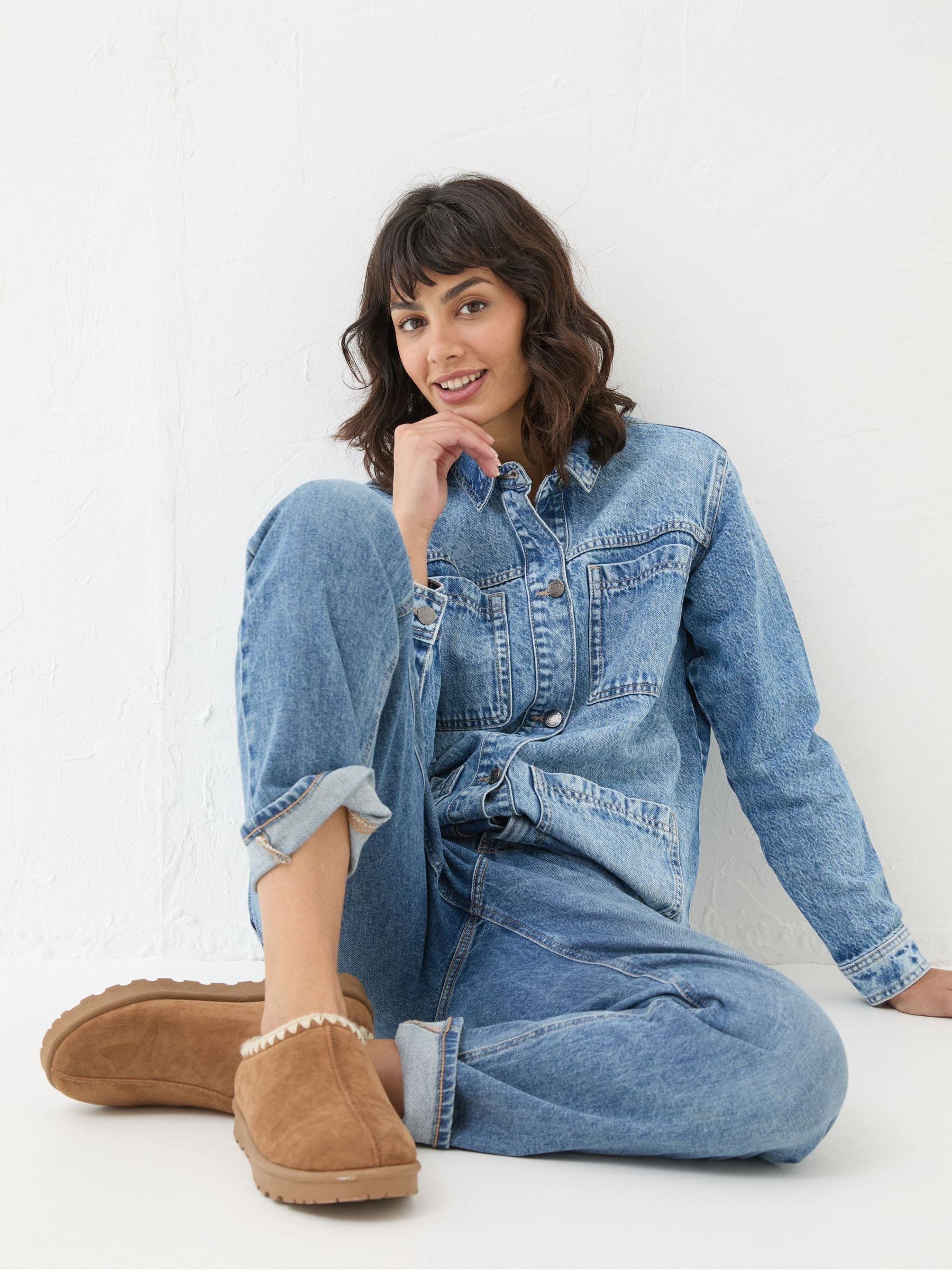Drew Blue Denim Overshirt - Image 3 of 6