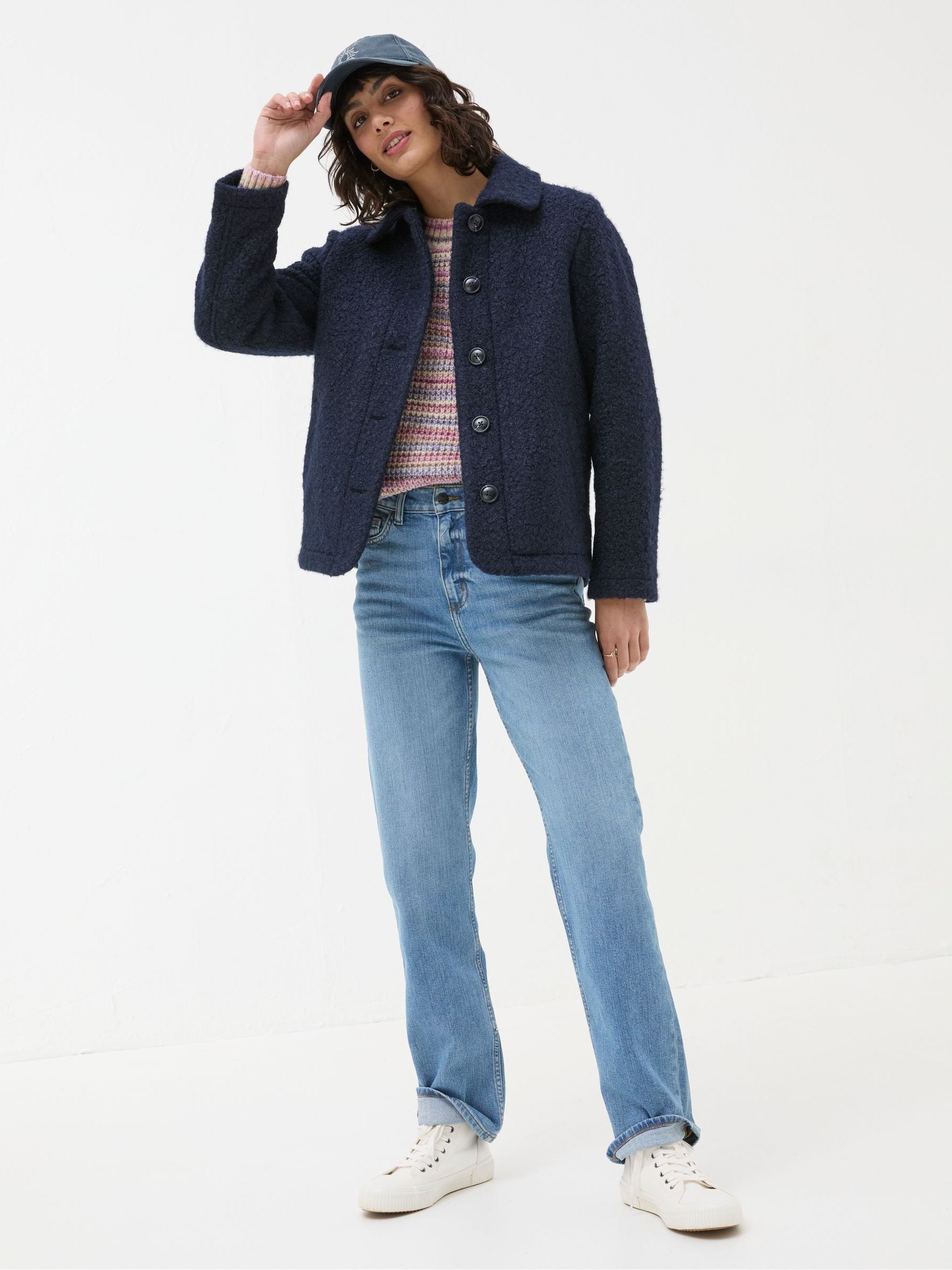 Mae Blue Short Jacket - Image 1 of 5