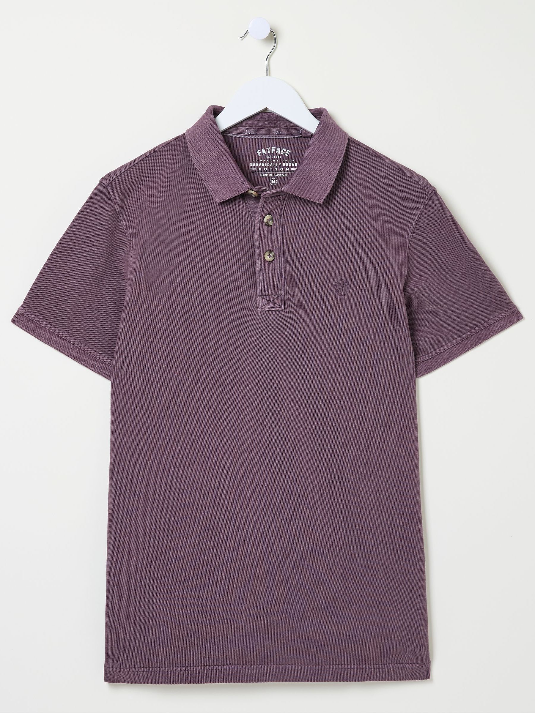 Purple Pique Polo Shirt - Image 6 of 6 Purple Pique Polo Shirt - Image 6 of 6