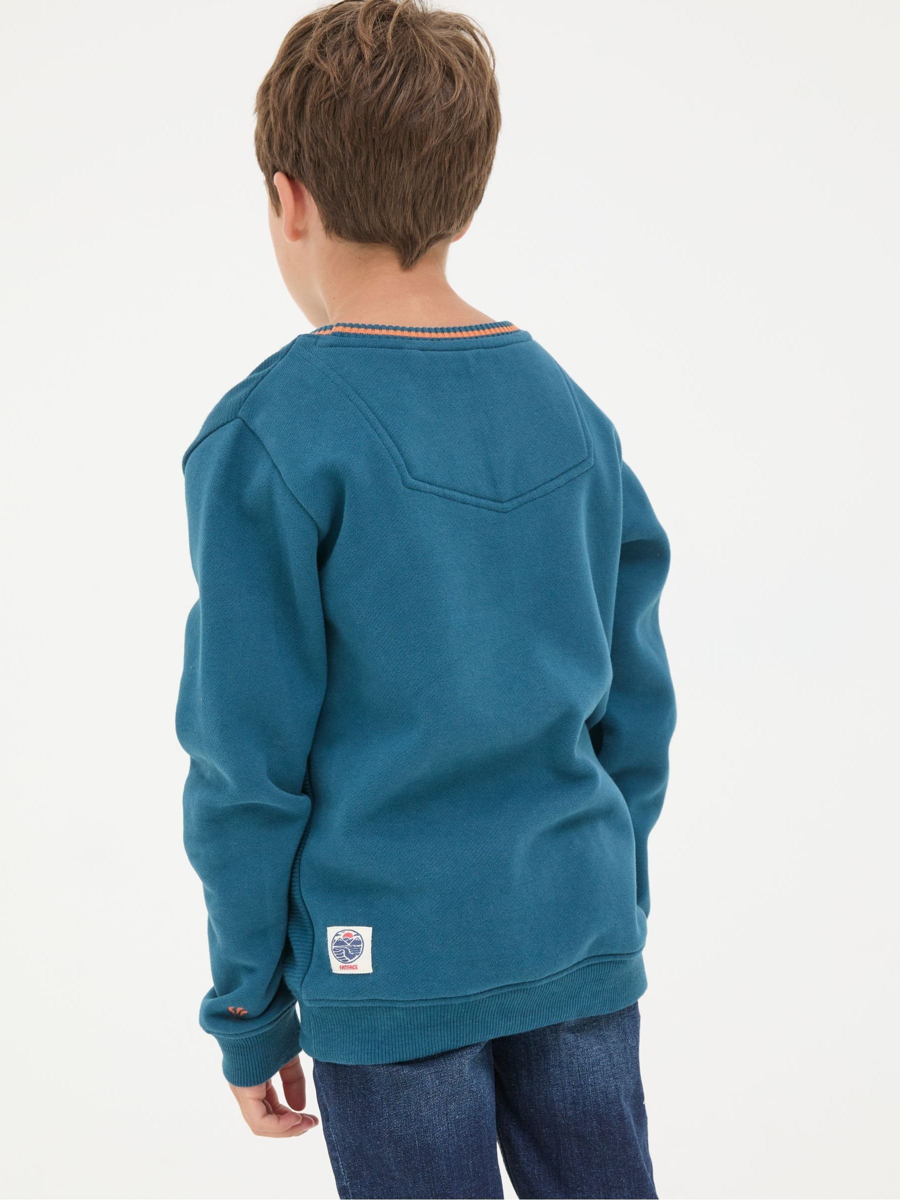 Off Grid Crew Sweat Blue Sweatshirt - Image 2 of 5