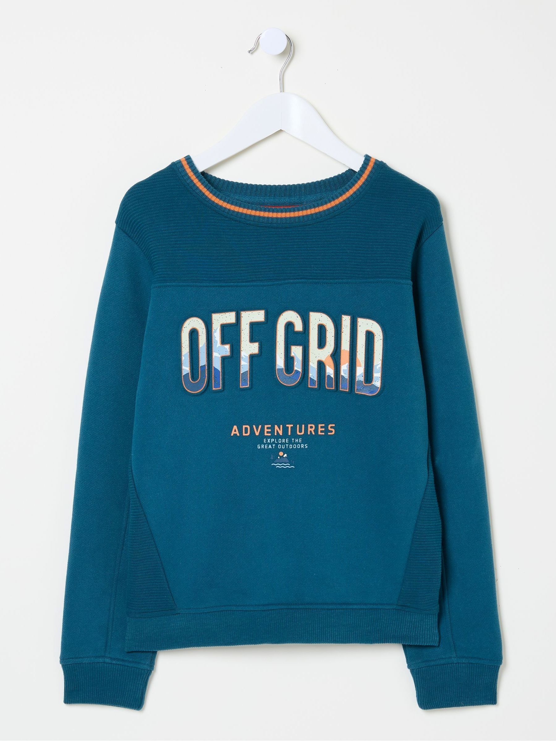 Off Grid Crew Sweat Blue Sweatshirt - Image 5 of 5