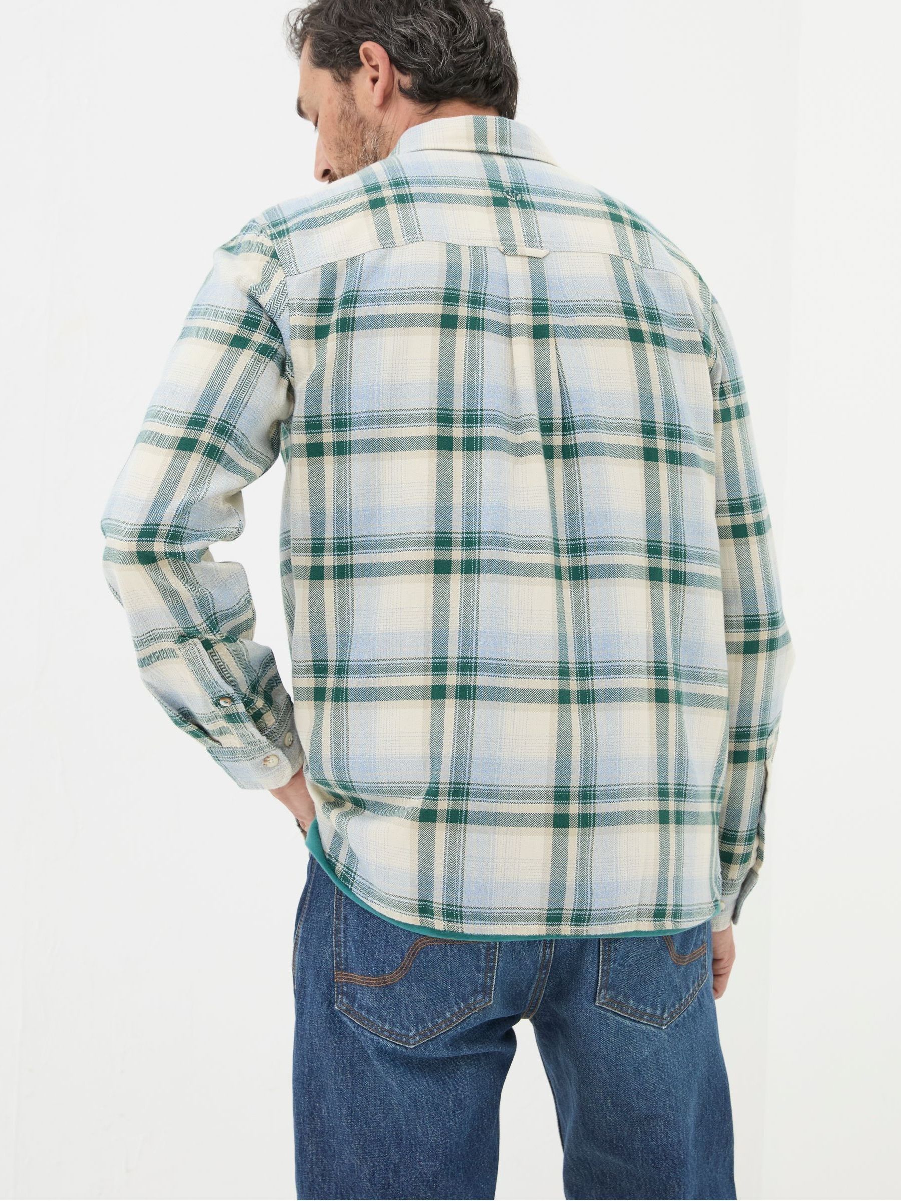 Green Long Sleeve Tyburn Check Shirt - Image 2 of 5