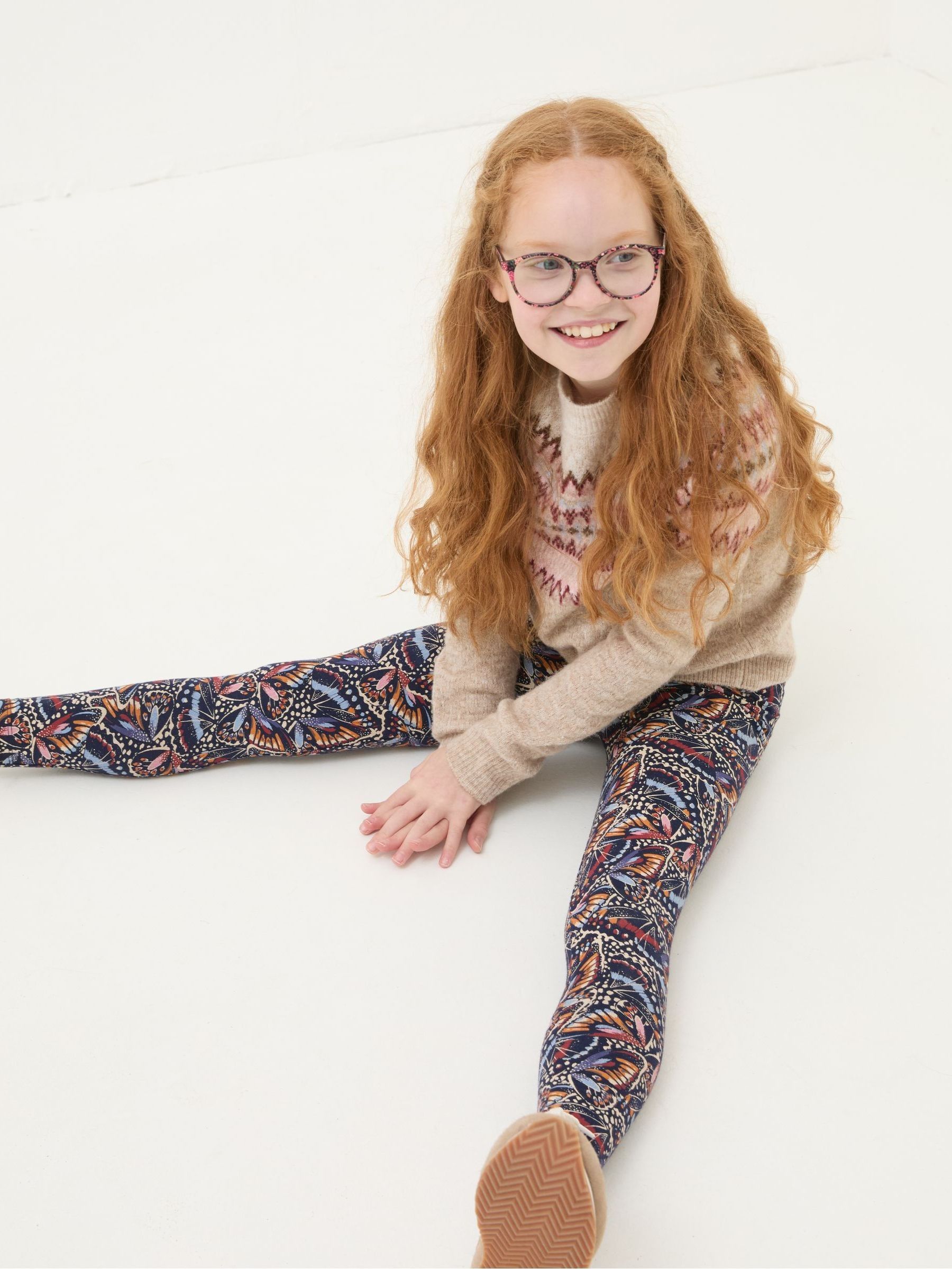 Blue 2 Pack Butterfly Legging - Image 5 of 7