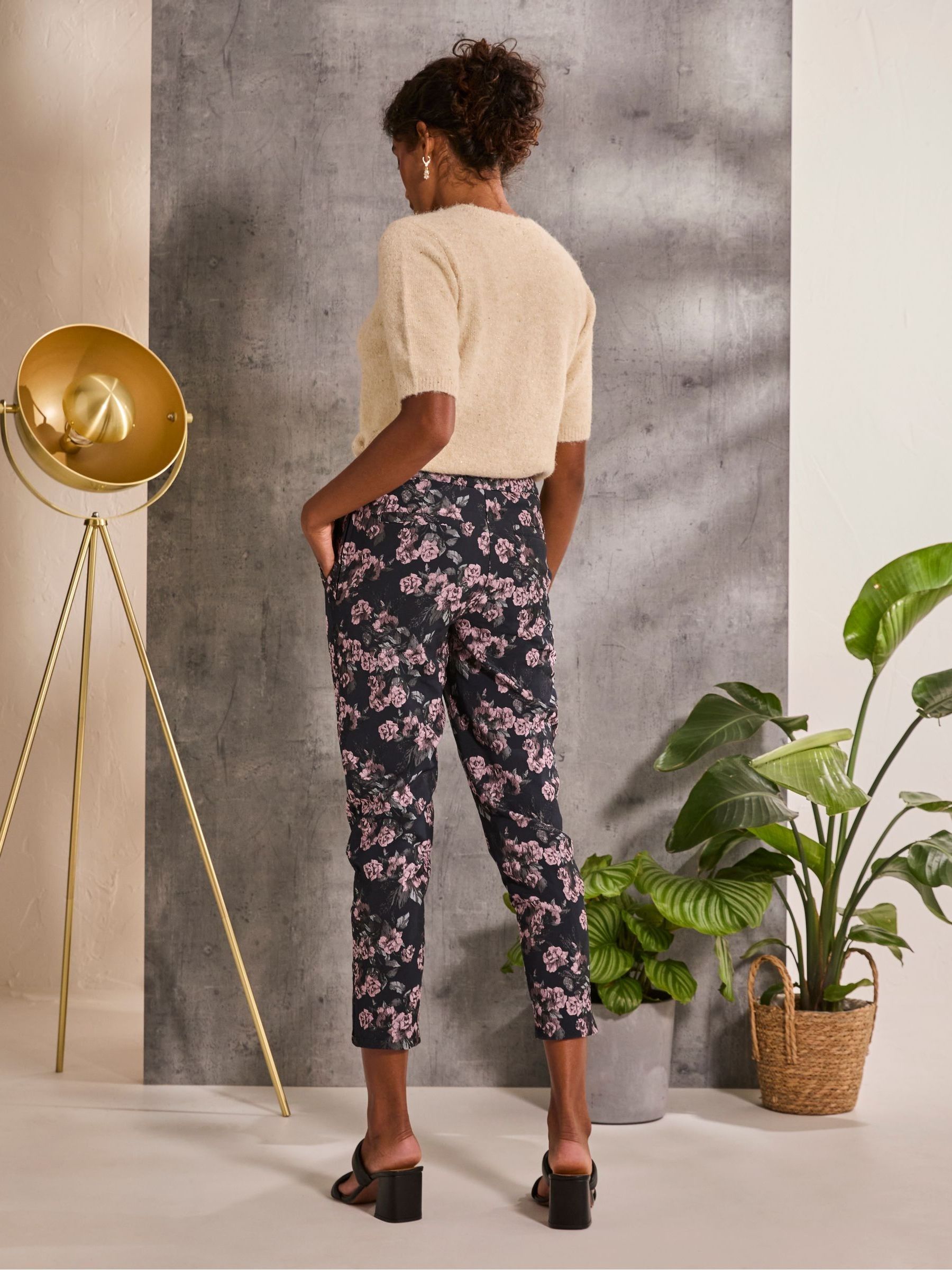 Isobel Blue Isobel Jacquard Trouser - Image 2 of 6