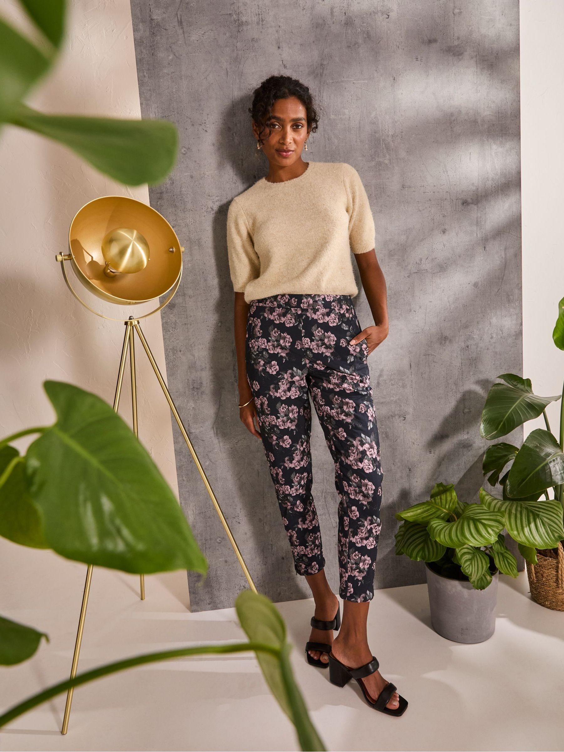 Isobel Blue Isobel Jacquard Trouser - Image 3 of 6