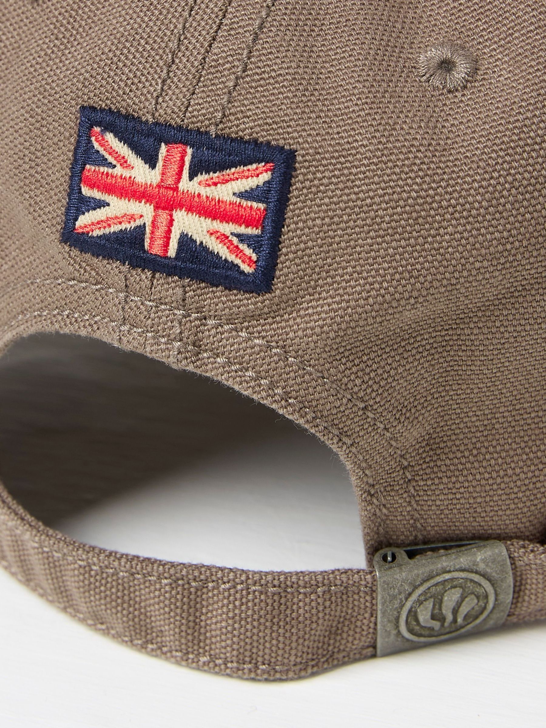 Brown 100% Cotton Canvas Baseball Cap - Image 2 of 2