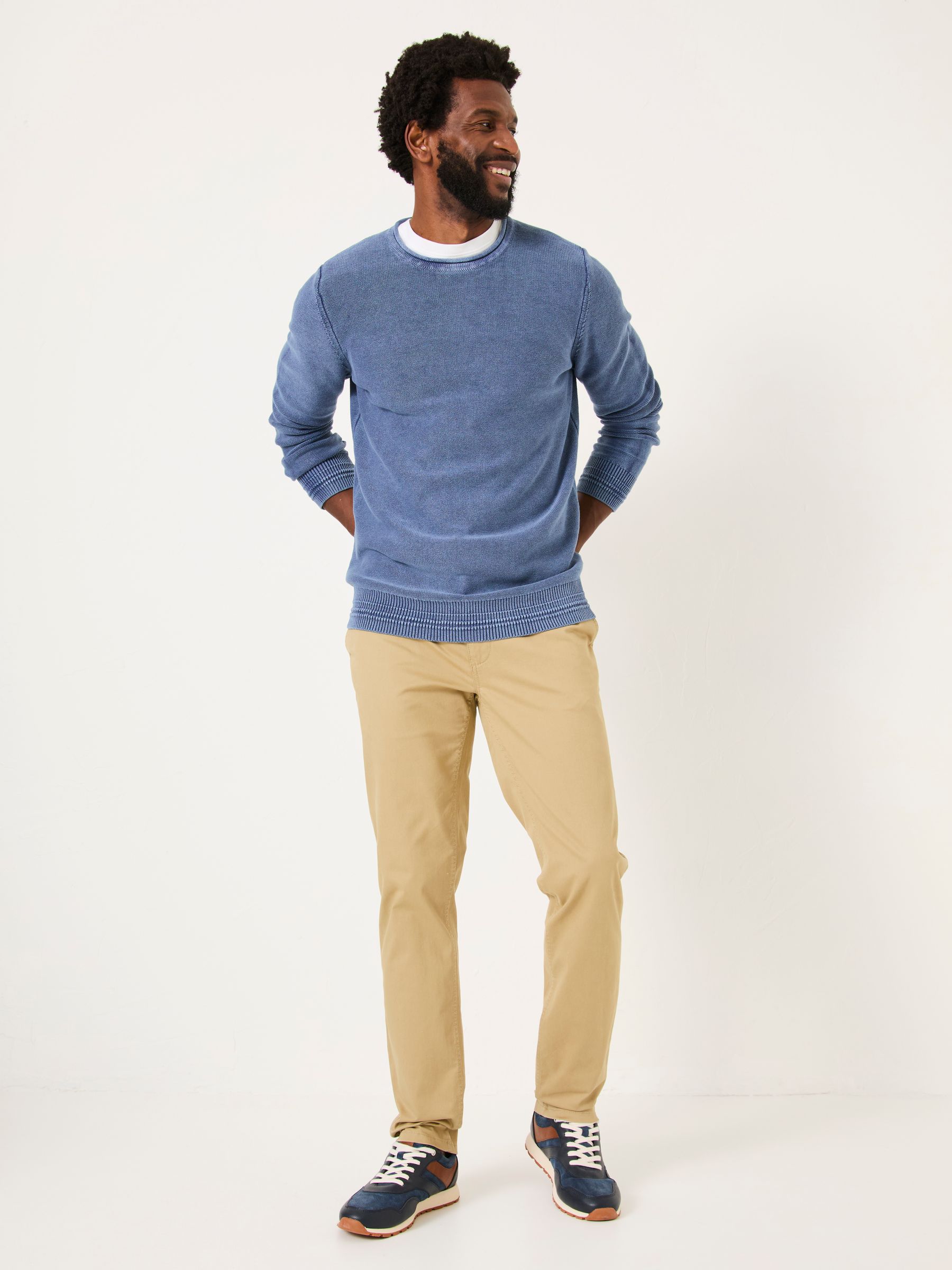 Heyshott White Stone Slim Chinos - Image 1 of 5