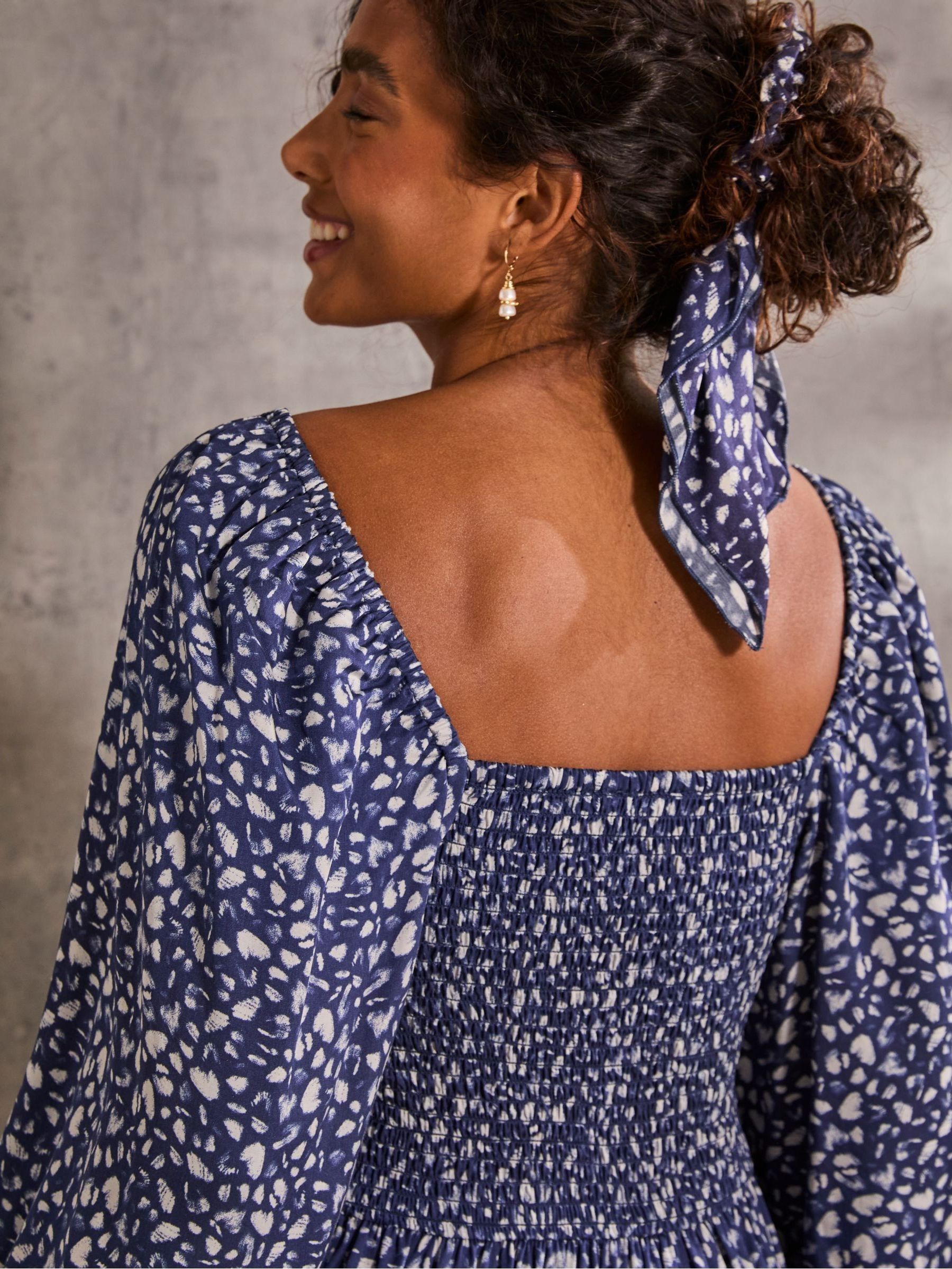 Lola Blue Mark Maker Midi Dress - Image 5 of 6