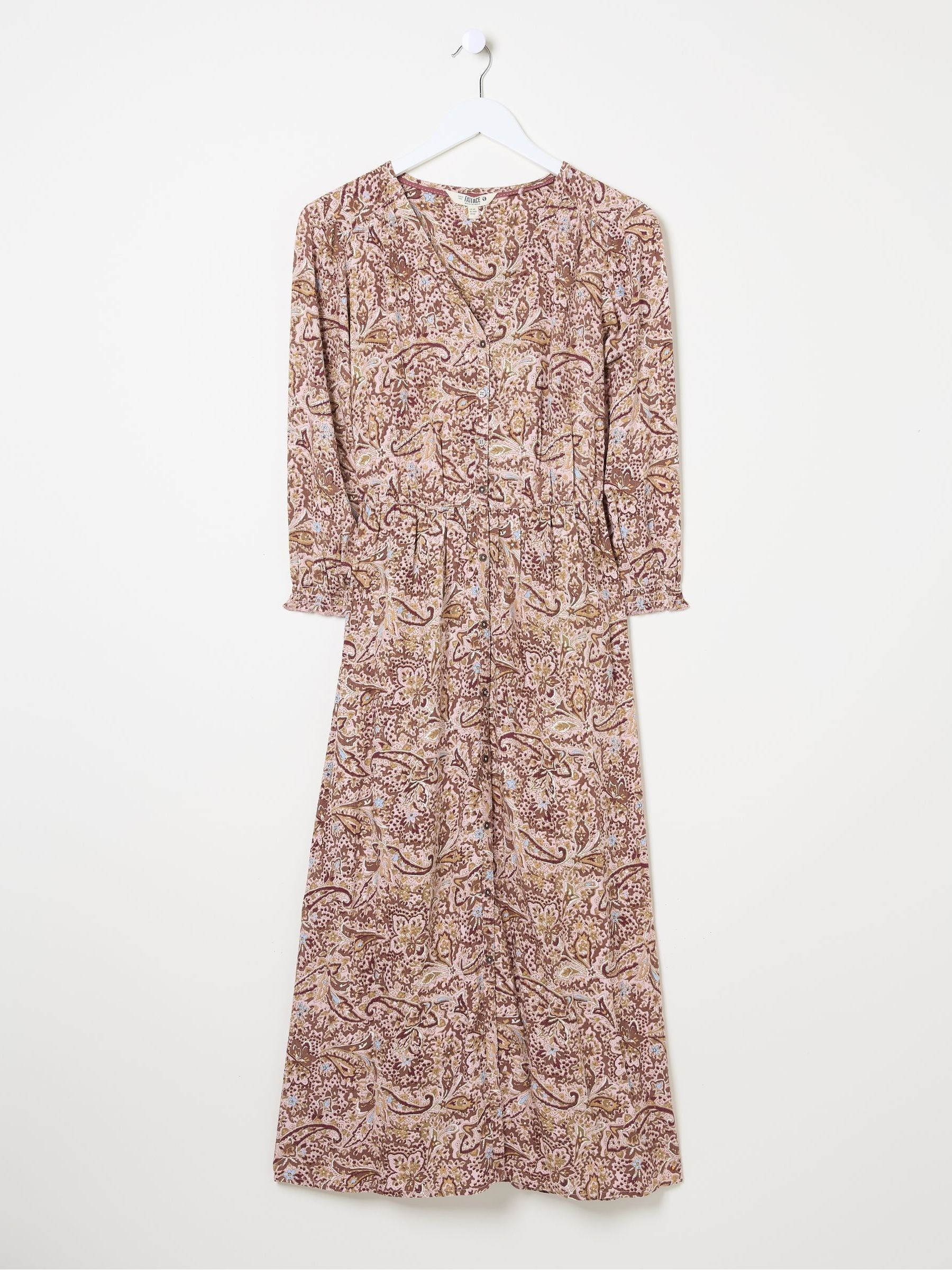 Estelle Pink Wild Paisley Midi Dress - Image 5 of 5