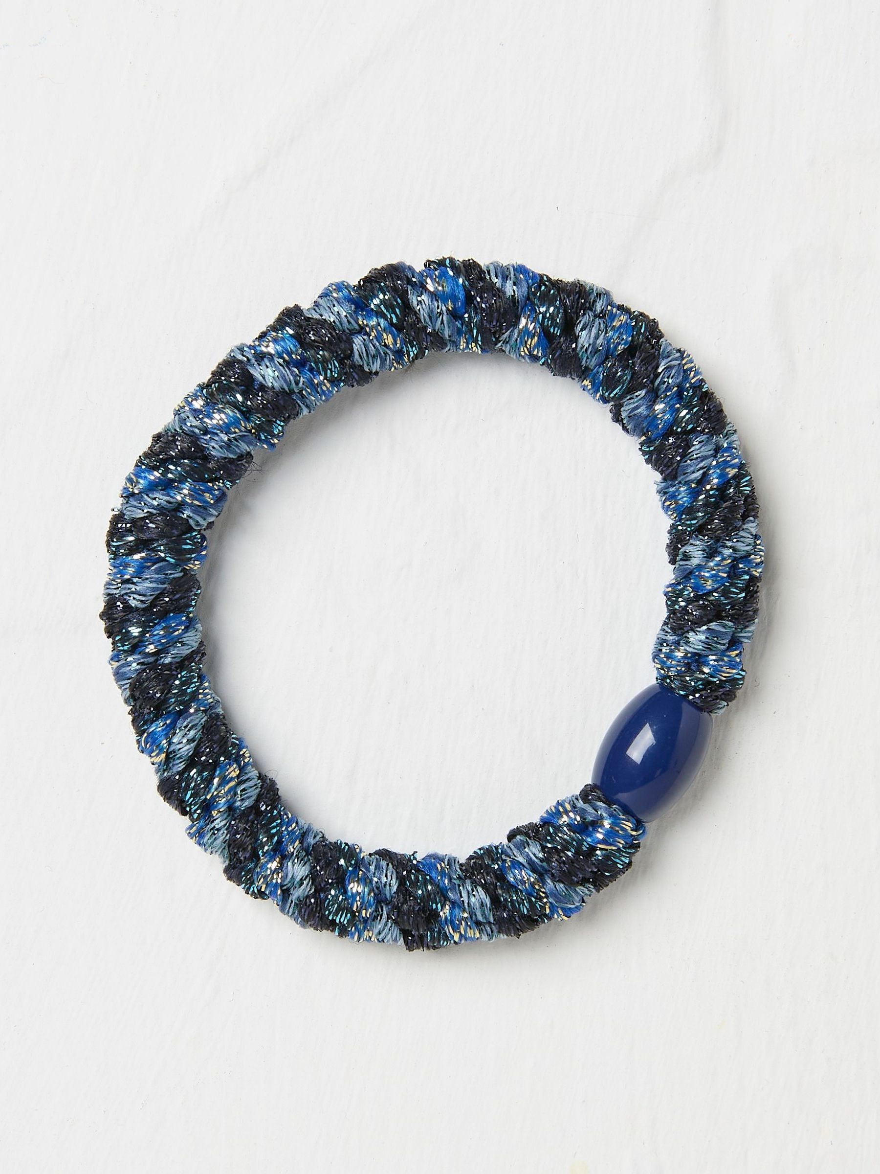 Navy Blue Twist Hair Tie - Image 1 of 2