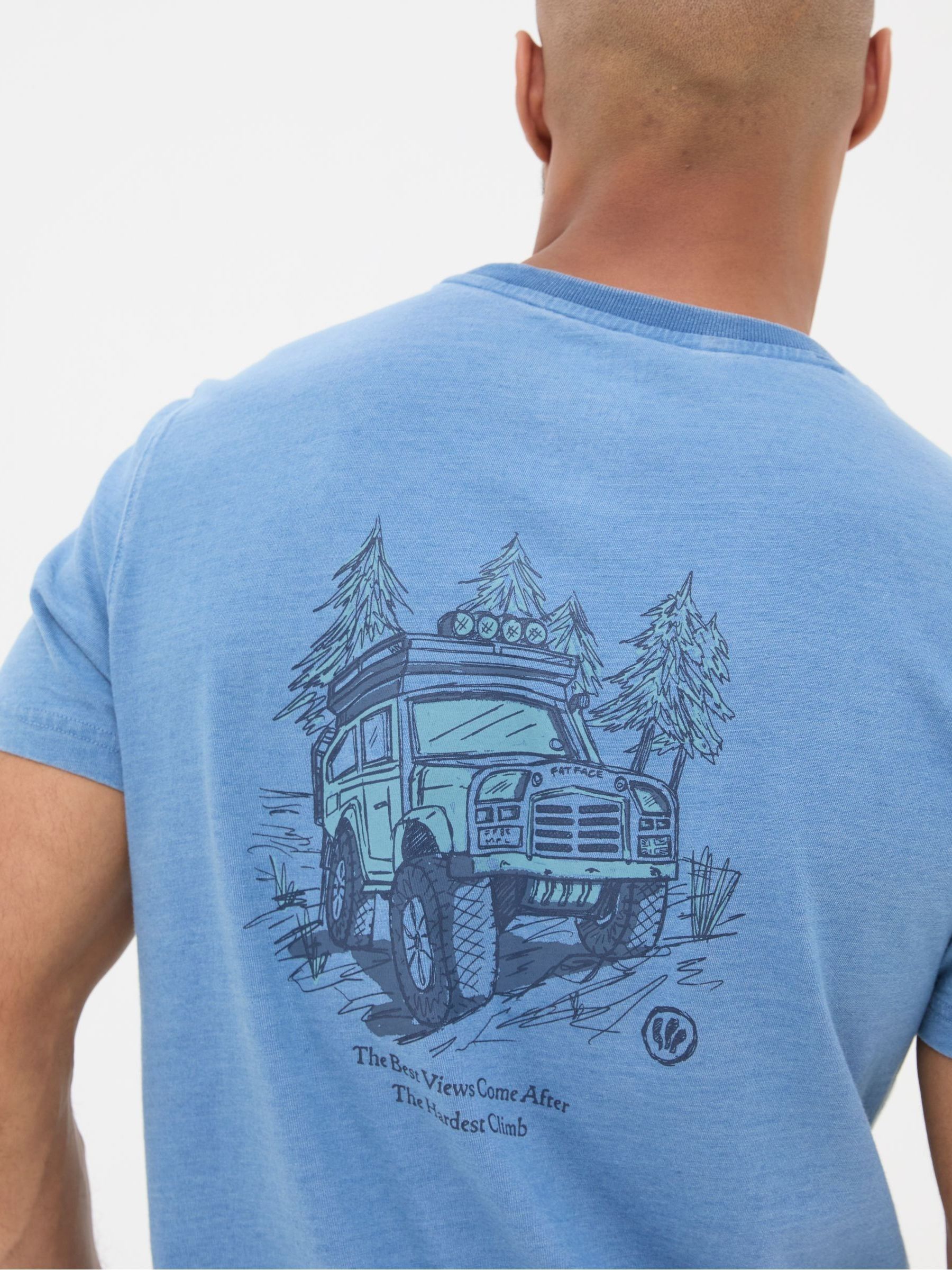 Indigo Blue Hardest Climb T Shirt - Image 4 of 5