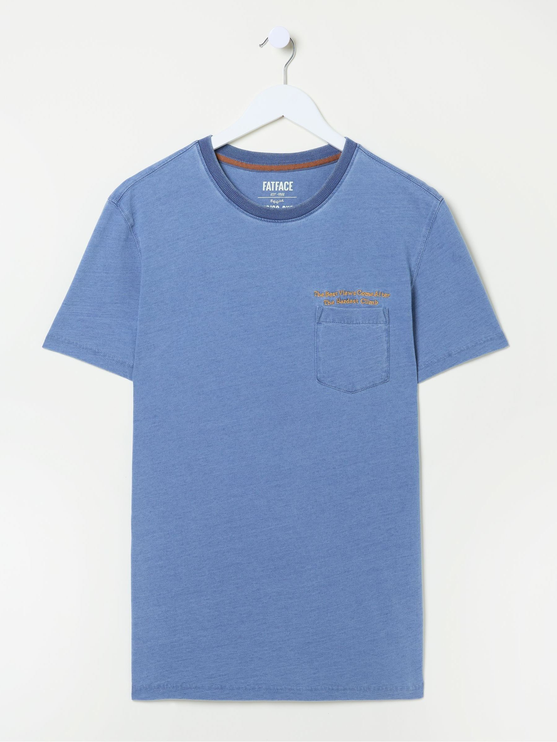 Indigo Blue Hardest Climb T Shirt - Image 5 of 5