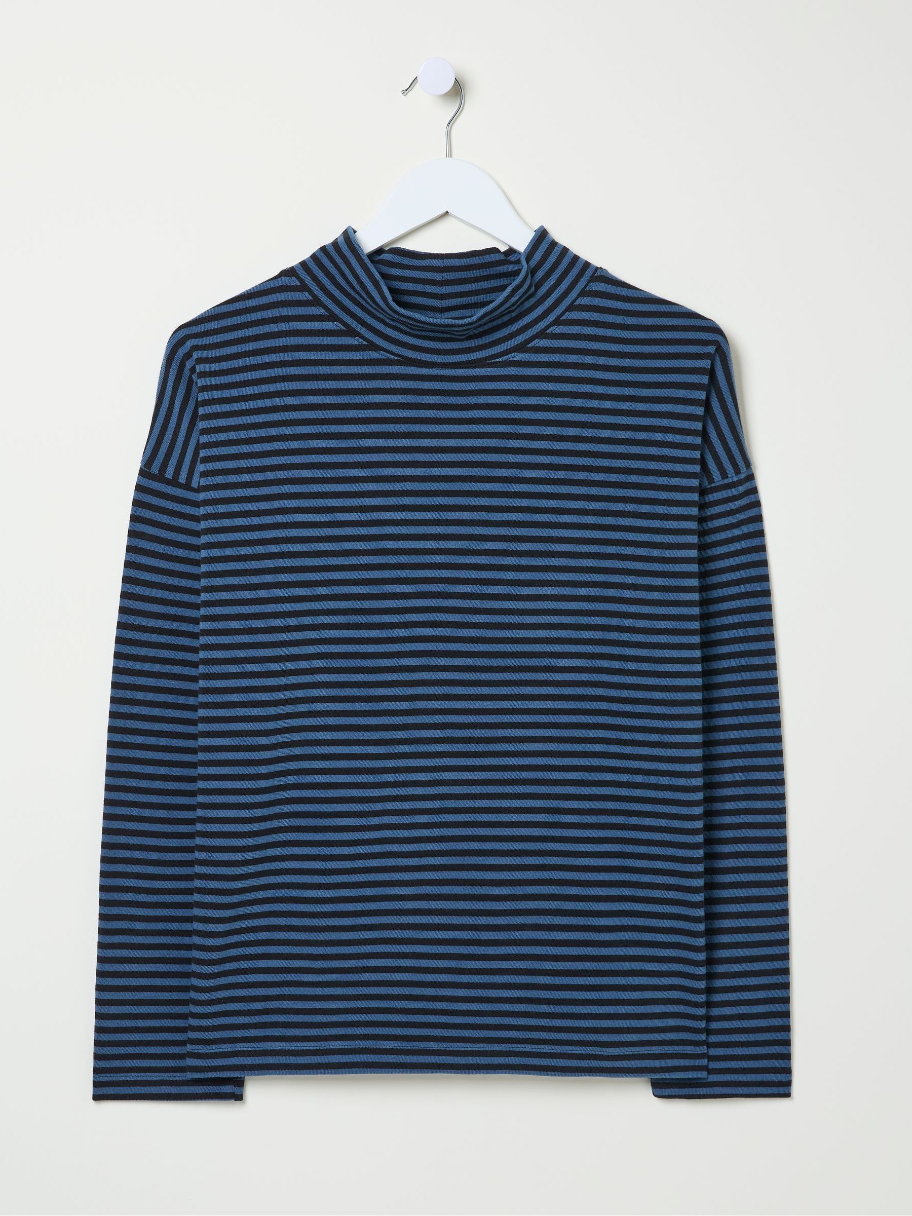 Catrin Blue Stripe Top - Image 5 of 5