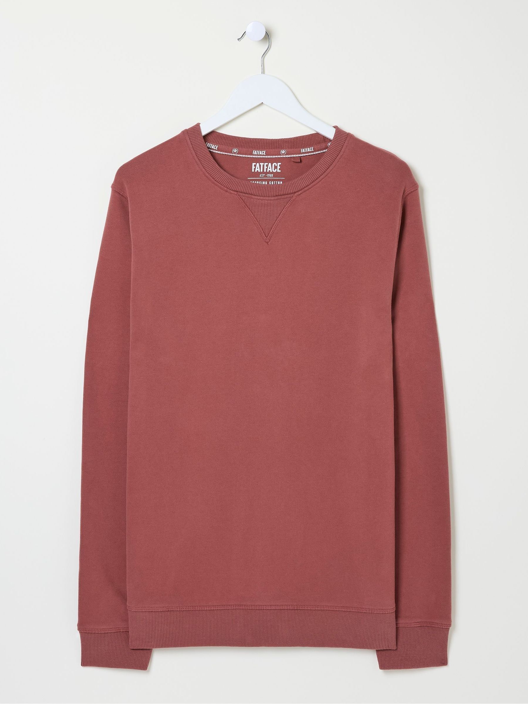 Brooke Pink Crew Neck Sweatshirt - Image 6 of 6 Brooke Pink Crew Neck Sweatshirt - Image 6 of 6