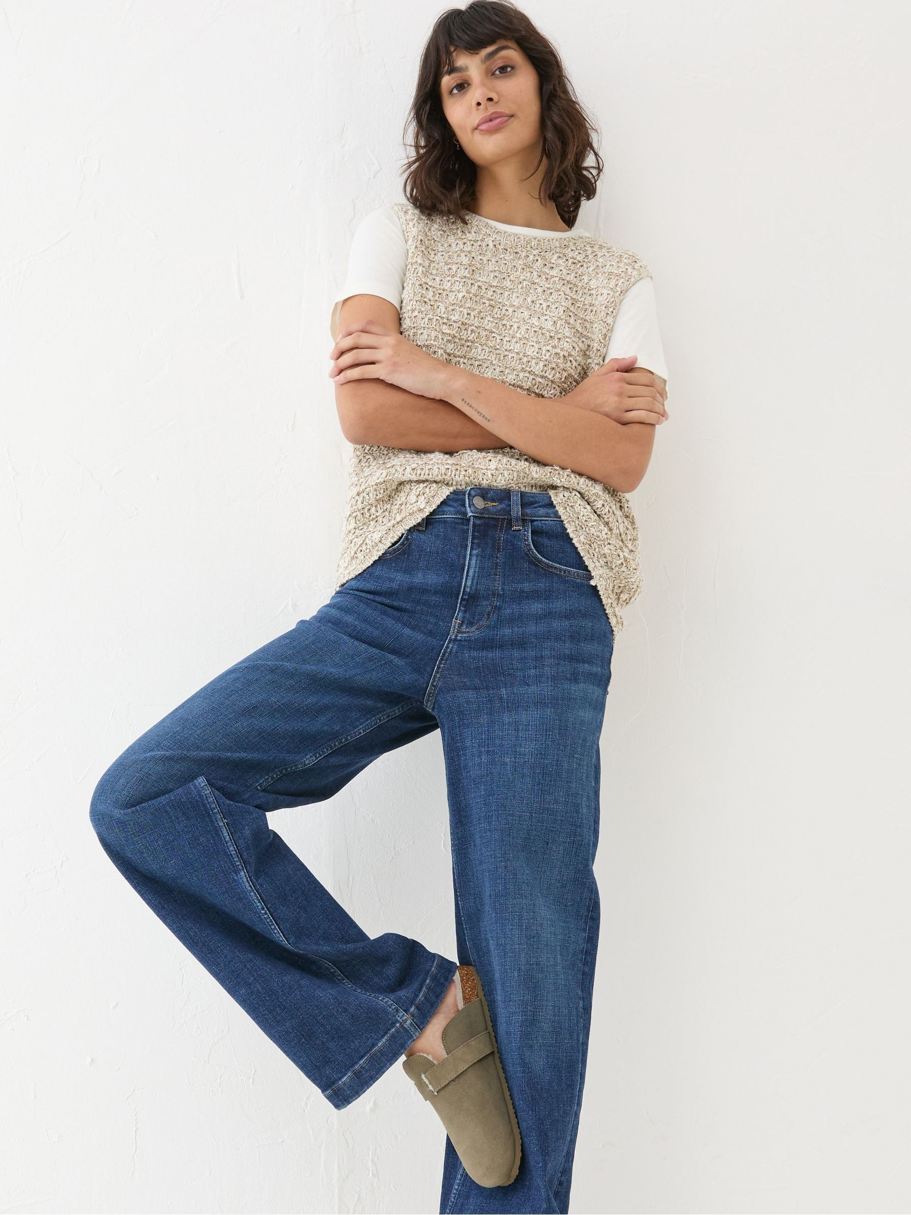 Welling Blue Wide Leg Jeans - Image 1 of 6