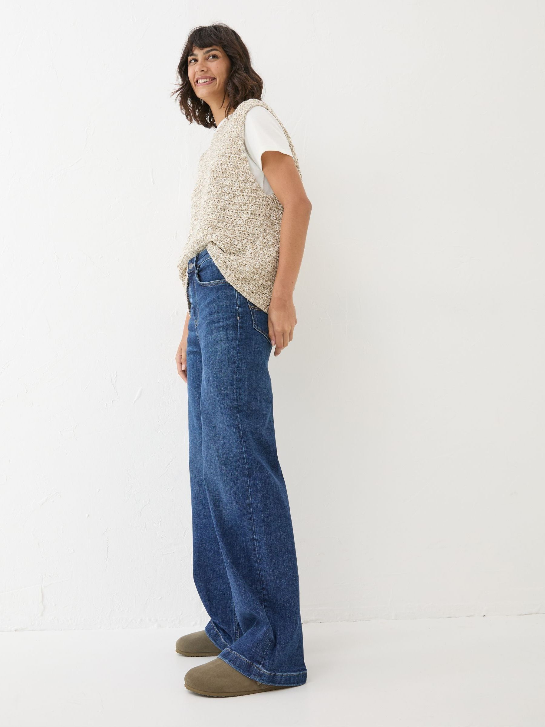 Welling Blue Wide Leg Jeans - Image 3 of 6